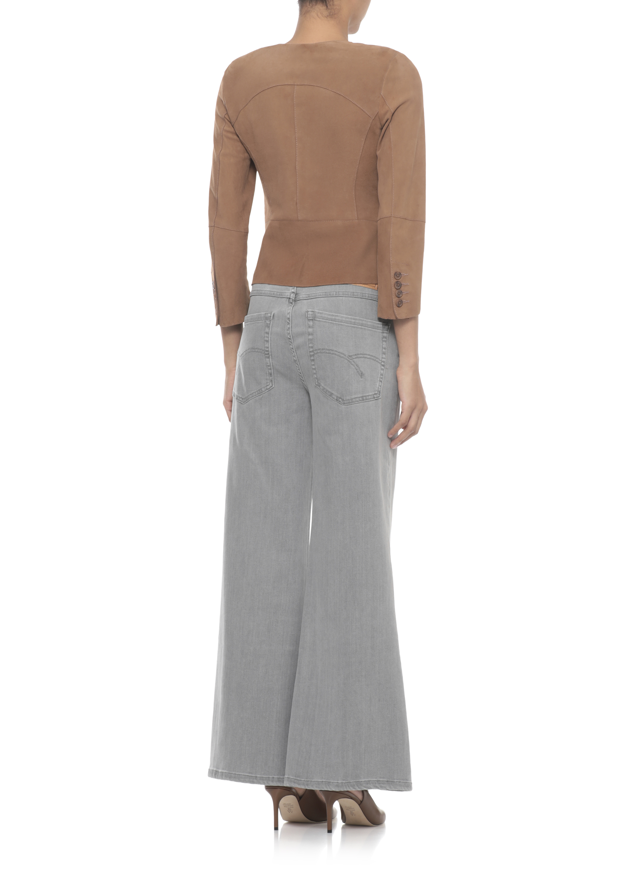 Bully Jackets Brown 6503SUEGS400NOCCIOLA (BULLY / レザー&ファージャケット・コート ) | BULLY (ブリー)(3)