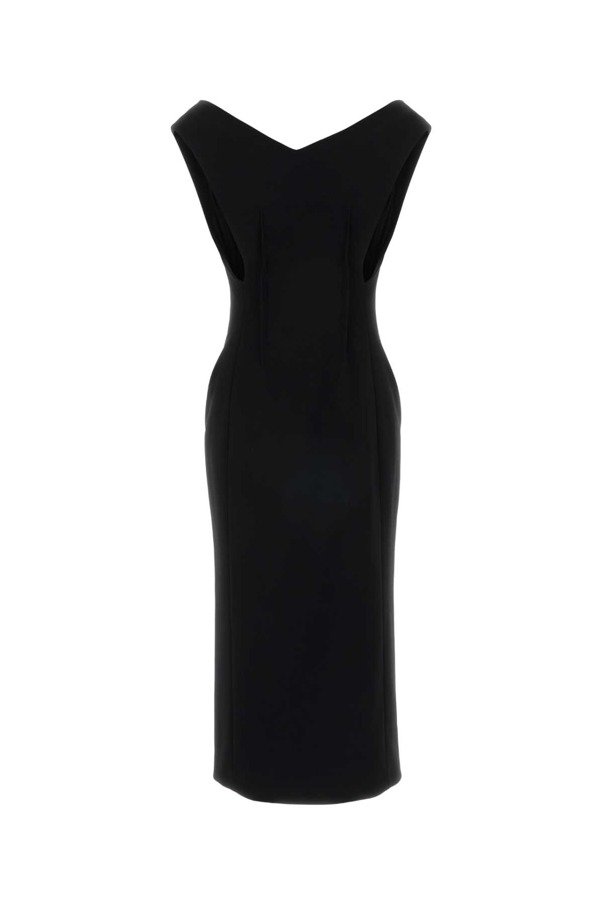 Black crepe dress J03CT0620J70218001 (Jil Sander / ワンピース・ドレス・オールインワン ) | Jil Sander (ジルサンダー)