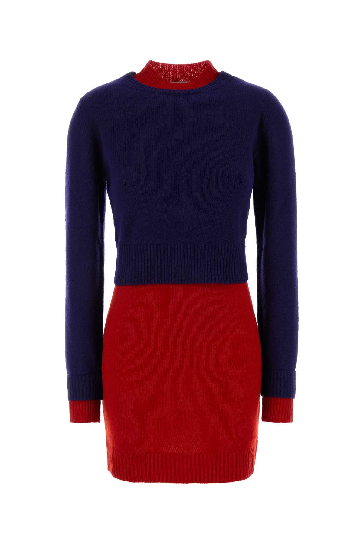 Two-tone wool blend dress J03CT0634J14836642 (Jil Sander / ワンピース・ドレス・オールインワン ) | Jil Sander (ジルサンダー)