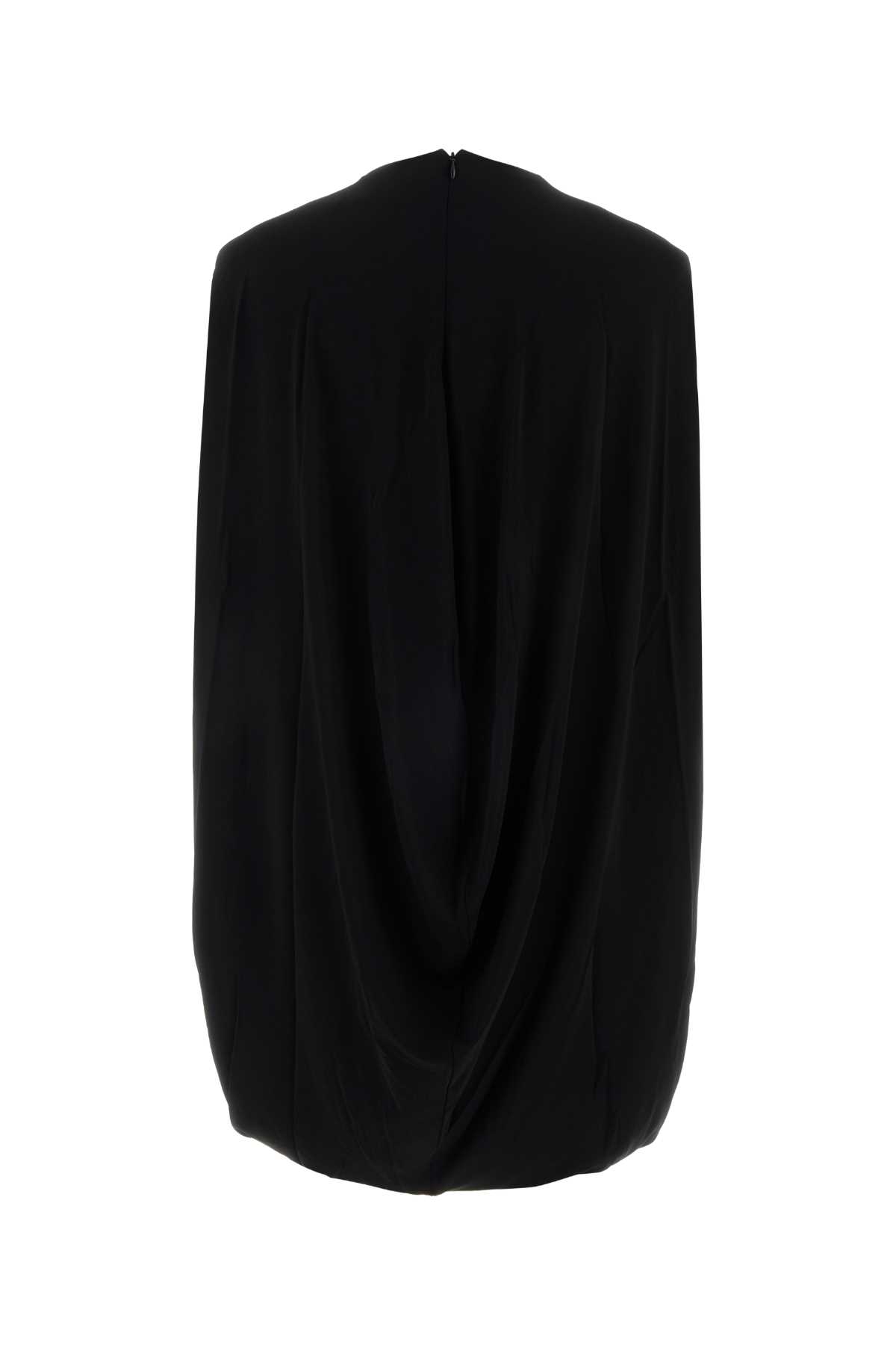 Black stretch viscose mini dress 1CC2266012001 (alexanderwang / ワンピース・ドレス・オールインワン ) | alexanderwang (アレキサンダーワン)(1)