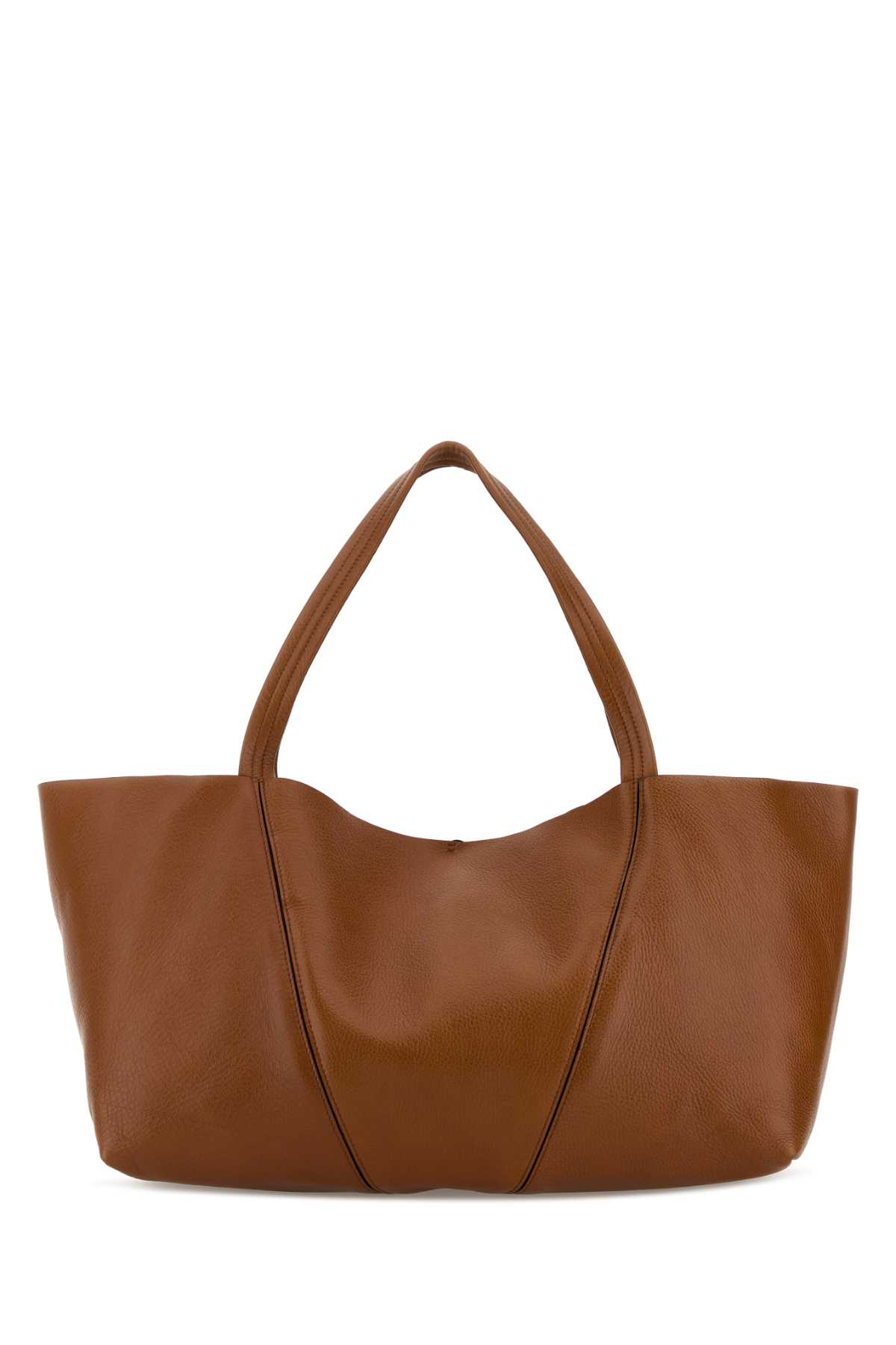 Caramel leather East-West Chloé Spin shopping bag CH26SS814N8426M (Chloé / トートバッグ ) | Chloé (クロエ)(2)
