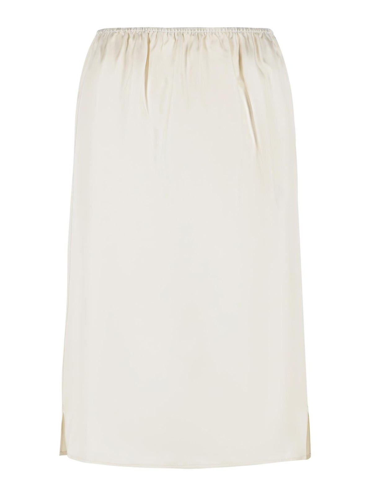 Vasali Ivory Silk Skirt VASALIIVORY (LOULOU STUDIO / スカート ) | LOULOU STUDIO (ルルスタジオ)