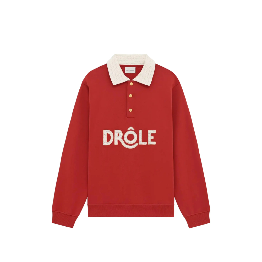 Sweater Drole De Monsieur KPL168CO127DKRED (Drôle De Monsieur / ポロシャツ ) | Drôle De Monsieur (ドロールドムッシュ)