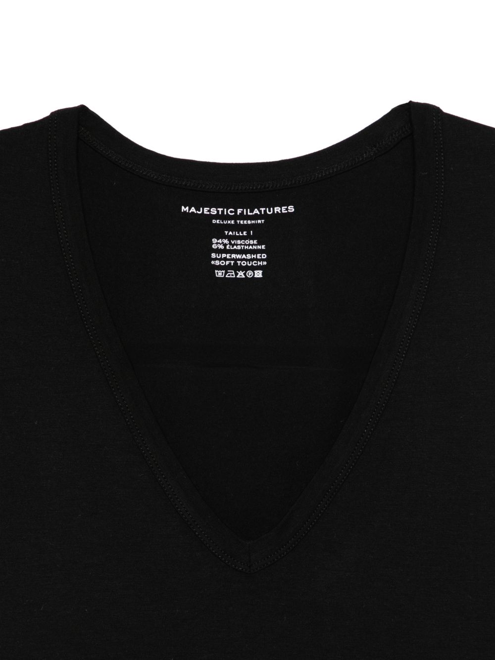 Majestic Filatures T-shirts and Polos Black E26M001FDE221002 (MAJESTIC FILATURES / タンクトップ・キャミソール ) | MAJESTIC FILATURES (マジェスティック フィラチュール)(1)