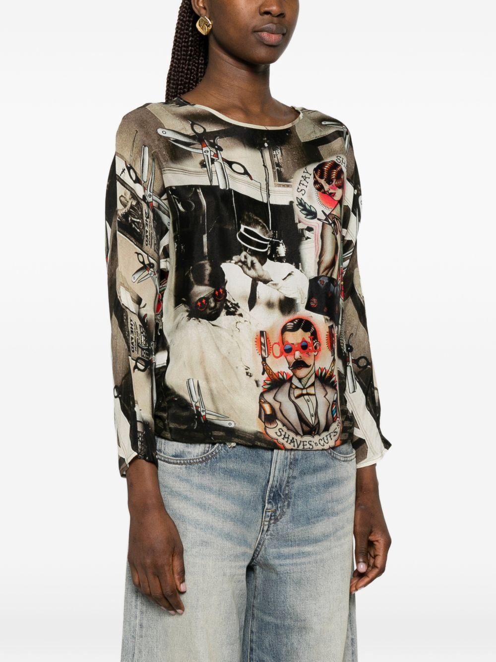 THE ARTISTYLIST Shirts BARBERBLOUSEMLT (The Artistylist / シャツ・ブラウス ) | The Artistylist (ジ アートスタイリスト)(3)