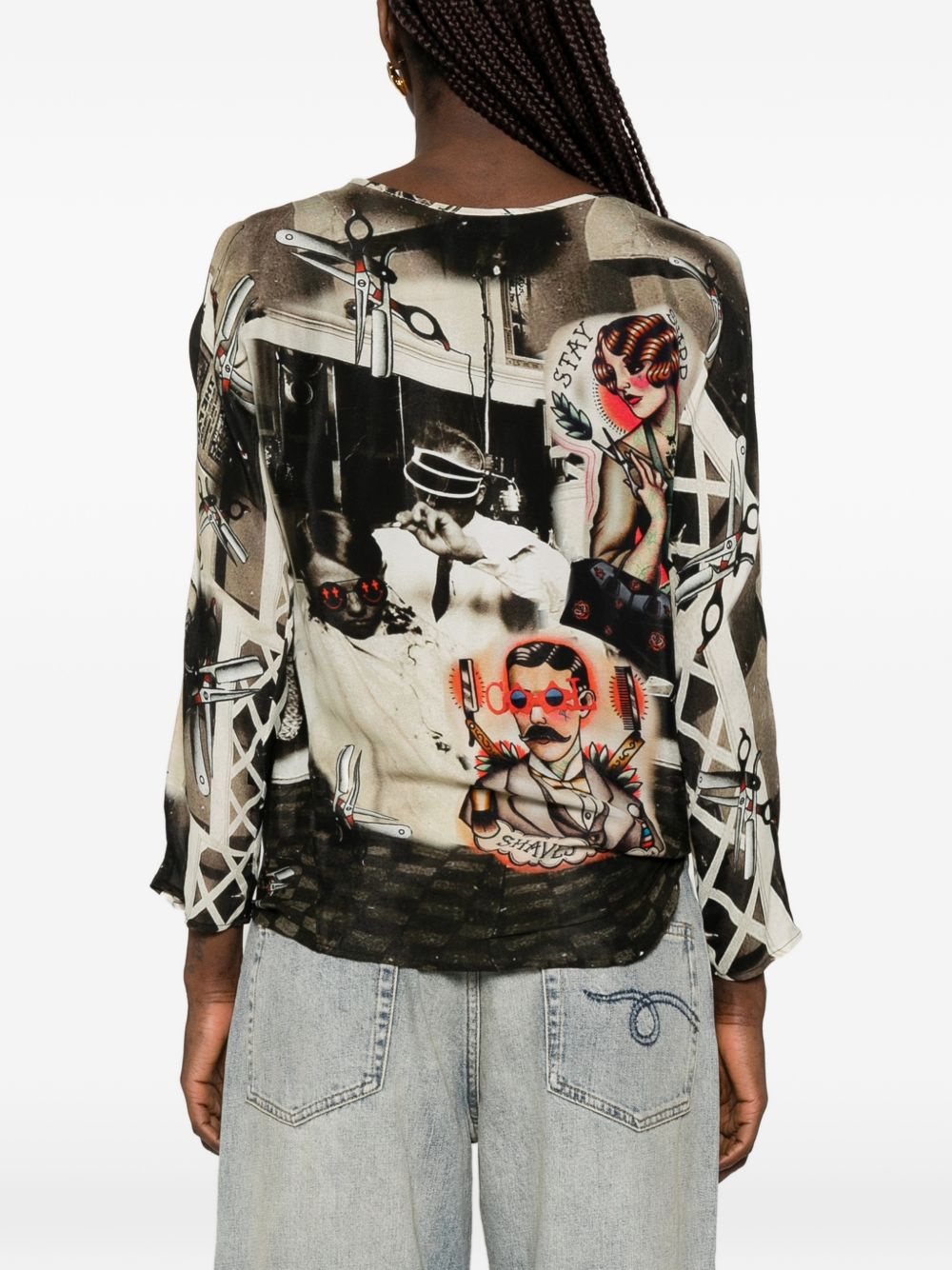 THE ARTISTYLIST Shirts BARBERBLOUSEMLT (The Artistylist / シャツ・ブラウス ) | The Artistylist (ジ アートスタイリスト)(4)