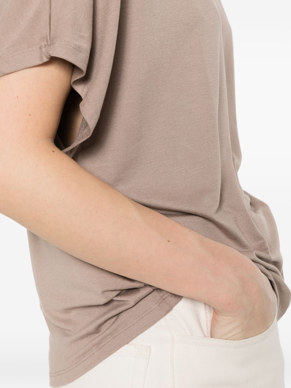 Majestic Filatures T-shirts and Polos Brown E26M001FT11051076 (MAJESTIC FILATURES / Tシャツ・カットソー ) | MAJESTIC FILATURES (マジェスティック フィラチュール)(1)