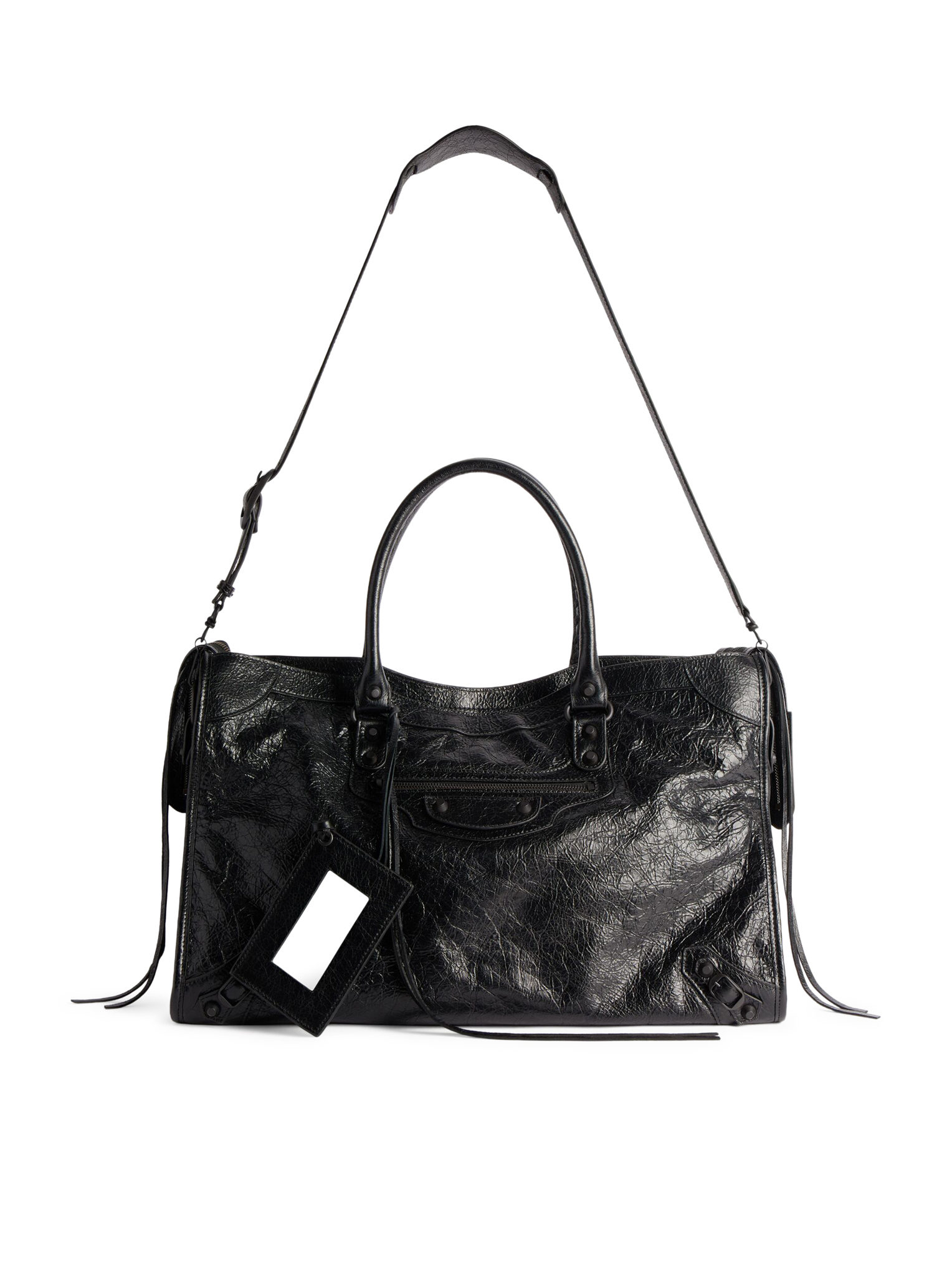 LE CITY LARGE BAG IN BLACK 8657652ACME1000 (Balenciaga / ハンドバッグ・ショルダーバッグ ) | Balenciaga (バレンシアガ)(5)