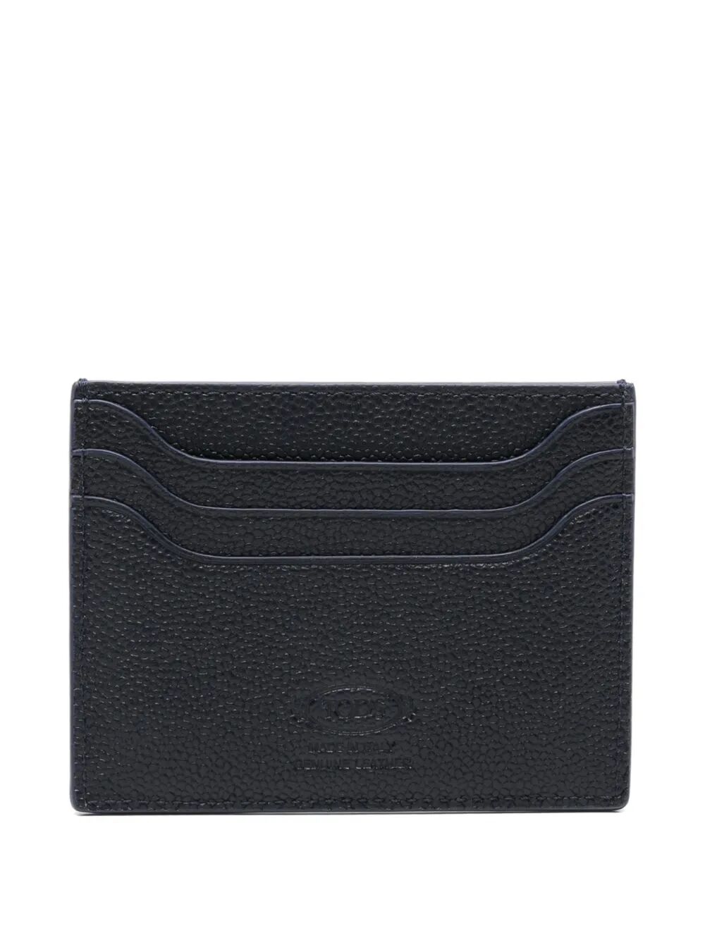 GRAINED LEATHER CARDHOLDER WITH METAL T TIMELESS LOGO XAMTSYF0200UGAU820 (Tod's / 財布・カードケース ) | Tod's (トッズ)(1)