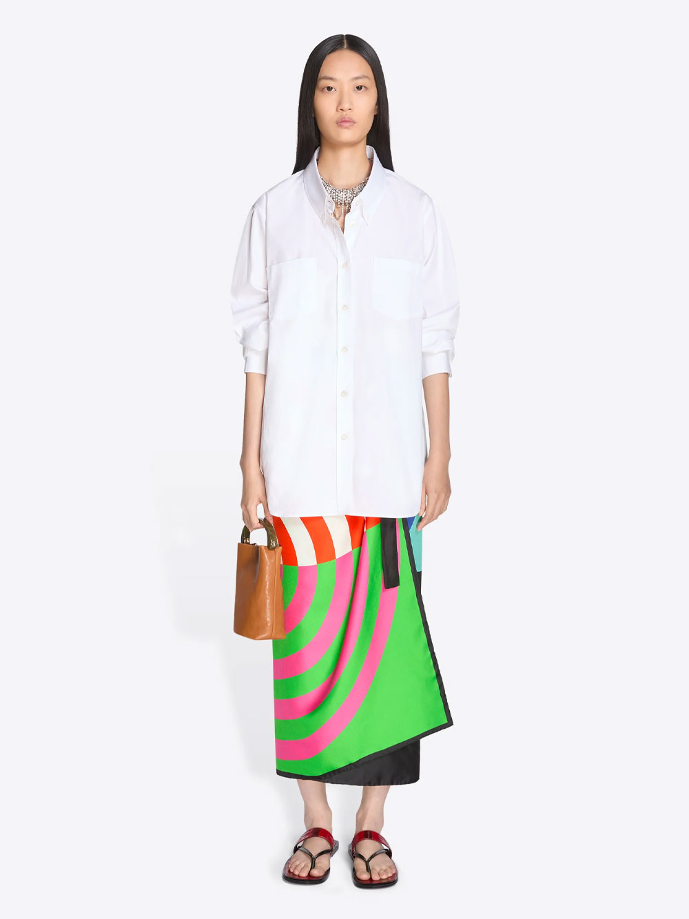 LOOSE FIT CLASSIC SHIRT IN COTTON POPLIN 01071233141 (Dries Van Noten / シャツ・ブラウス ) | Dries Van Noten (ドリスヴァンノッテン)(1)