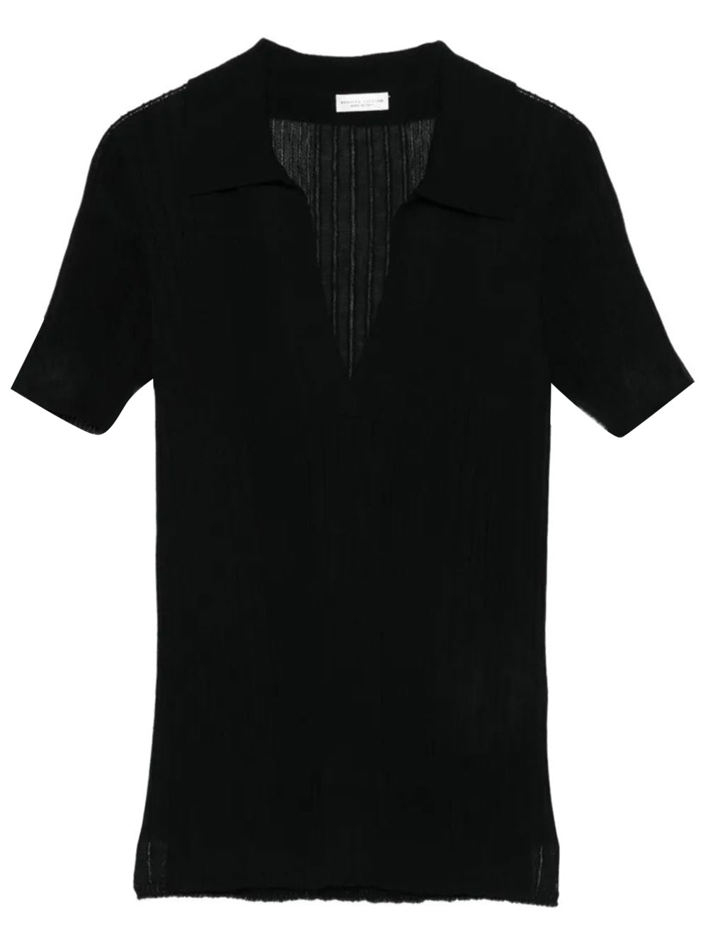 CONTRAST-STITCH RIBBED POLO A2802409 (roberto collina / ポロシャツ ) | roberto collina (ロベルトコリーナ)