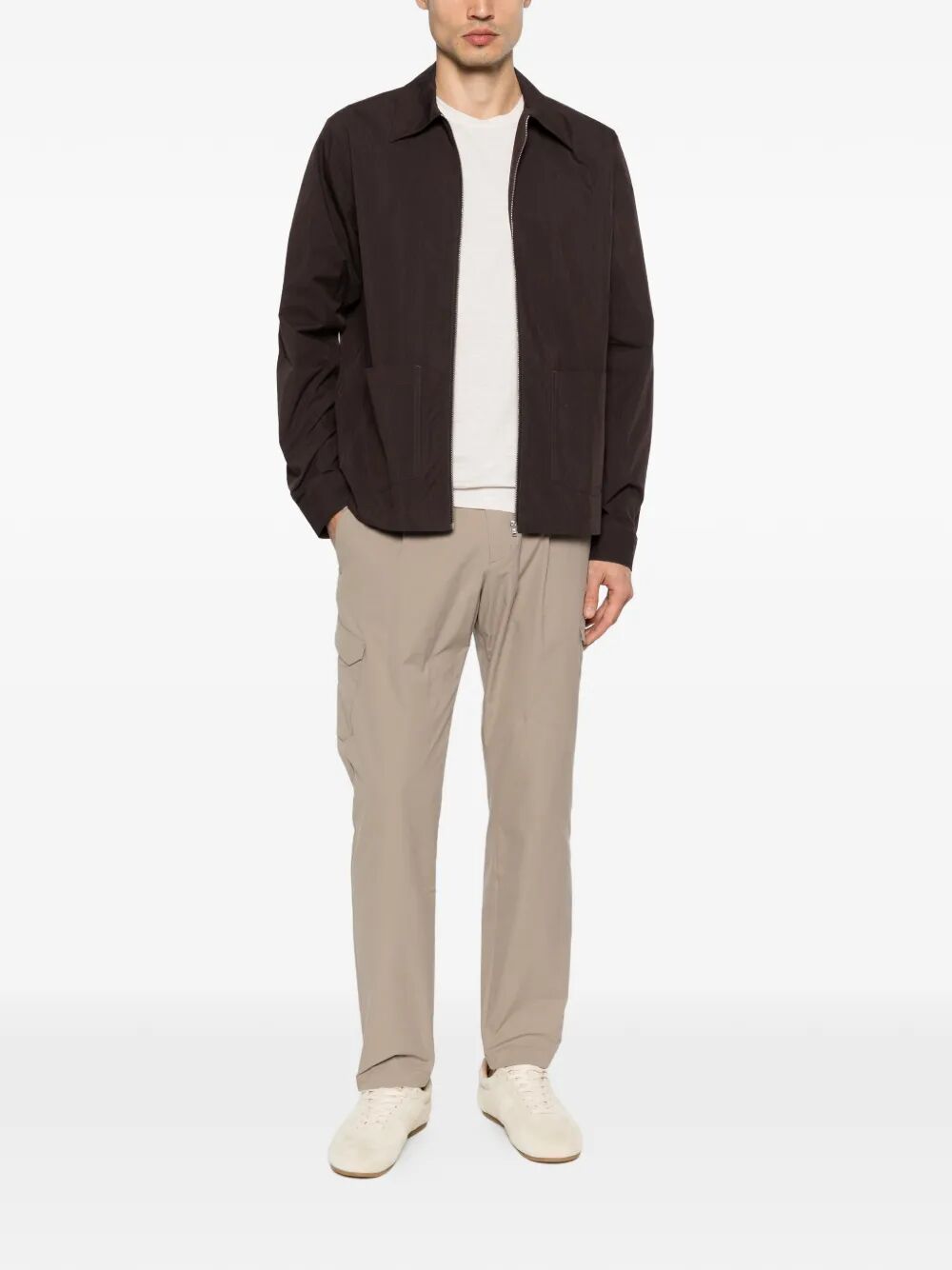 LINEN CREWNECK T-SHIRT A7002103 (roberto collina / Tシャツ・カットソー ) | roberto collina (ロベルトコリーナ)(1)