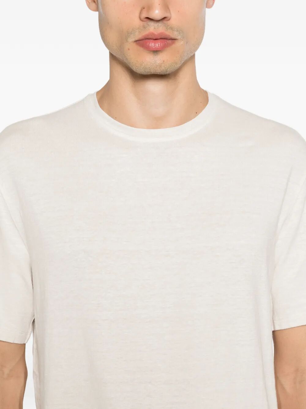 LINEN CREWNECK T-SHIRT A7002103 (roberto collina / Tシャツ・カットソー ) | roberto collina (ロベルトコリーナ)(2)