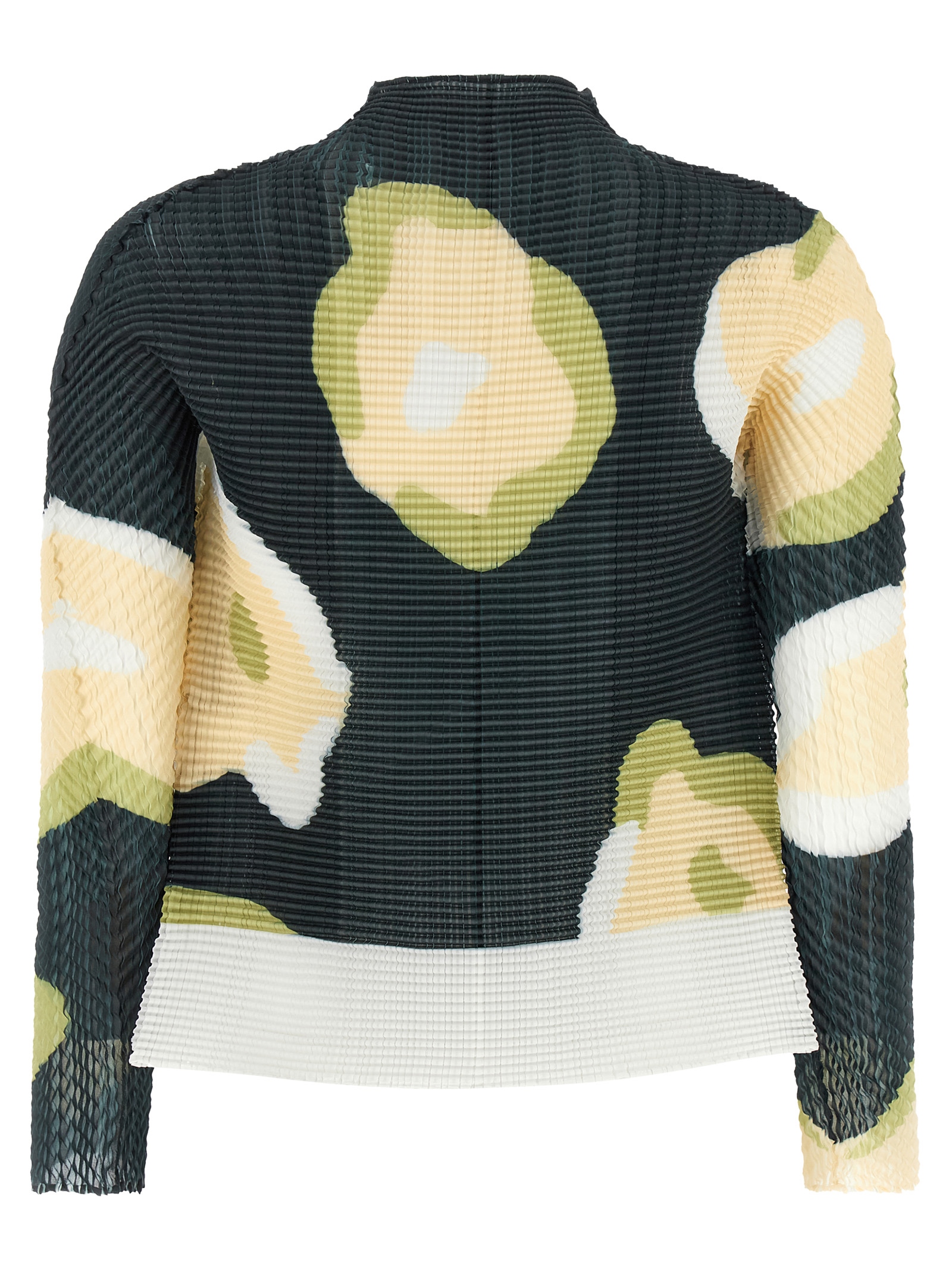 'Verve Pleats Top' cardigan IM66FJ69917 (ISSEY MIYAKE / ニット・セーター・カーディガン ) | ISSEY MIYAKE (イッセイ ミヤケ)(1)