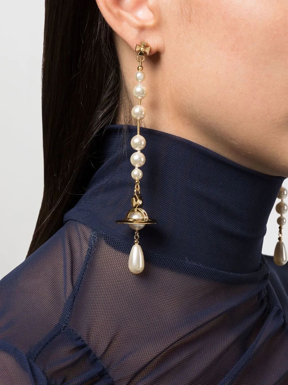 BROKEN PEARL PENDANT EARRINGS 62030002R118 (Vivienne Westwood / ピアス・イヤリング ) | Vivienne Westwood (ヴィヴィアン・ウェストウッド)(1)
