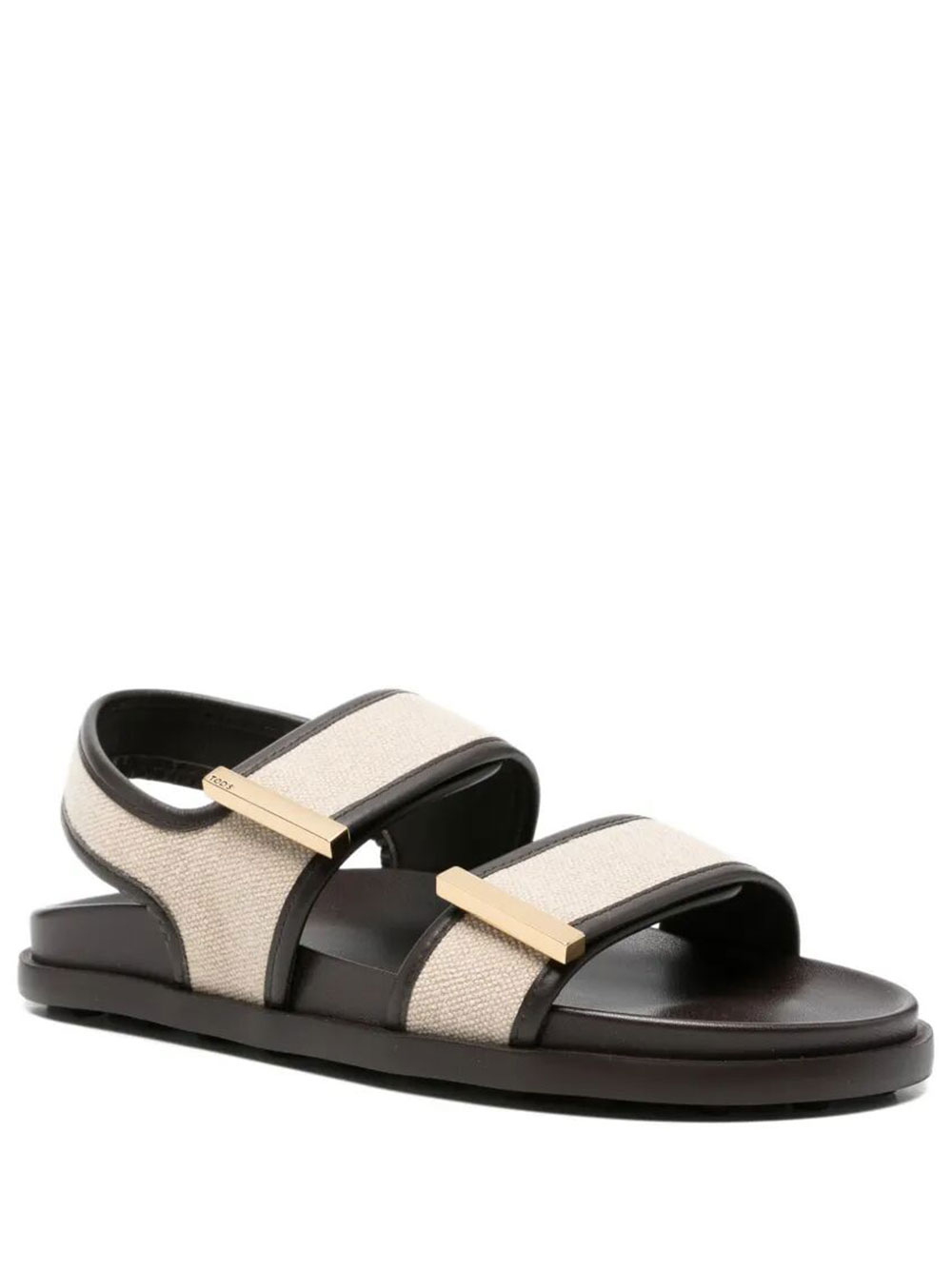 DOUBLE-STRAP FABRIC SANDALS WITH LEATHER DETAILING XXW68K0KG30V8C9P26 (Tod's / サンダル ) | Tod's (トッズ)(1)