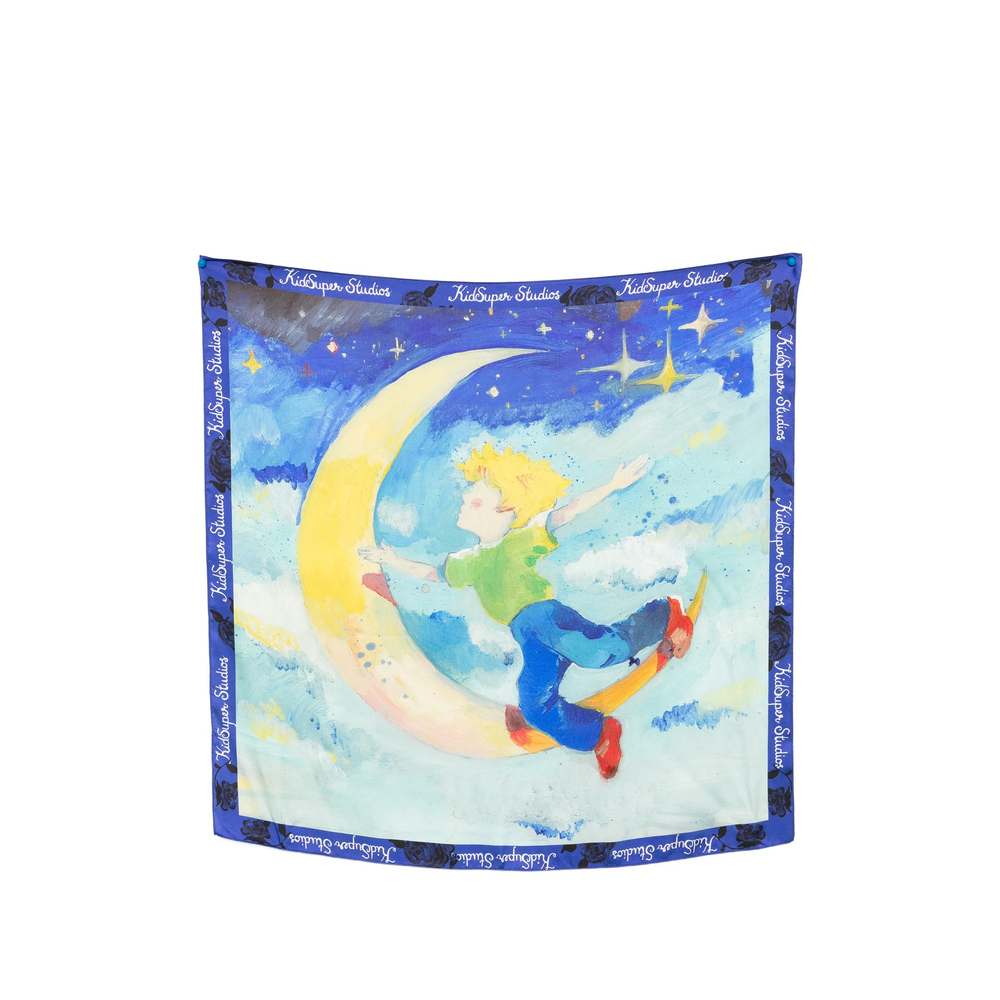 Scarf Kidsuper SCRF03BLUE (KidSuper Studios / スカーフ・マフラー ) | KidSuper Studios (キッドスーパー ストゥディオス)