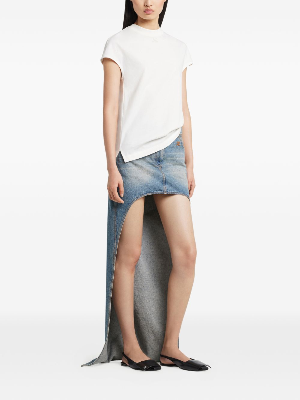 Courreges T-shirts and Polos White 126JTS238JS02330001 (Courrèges / Tシャツ・カットソー ) | Courrèges (クレージュ)(1)