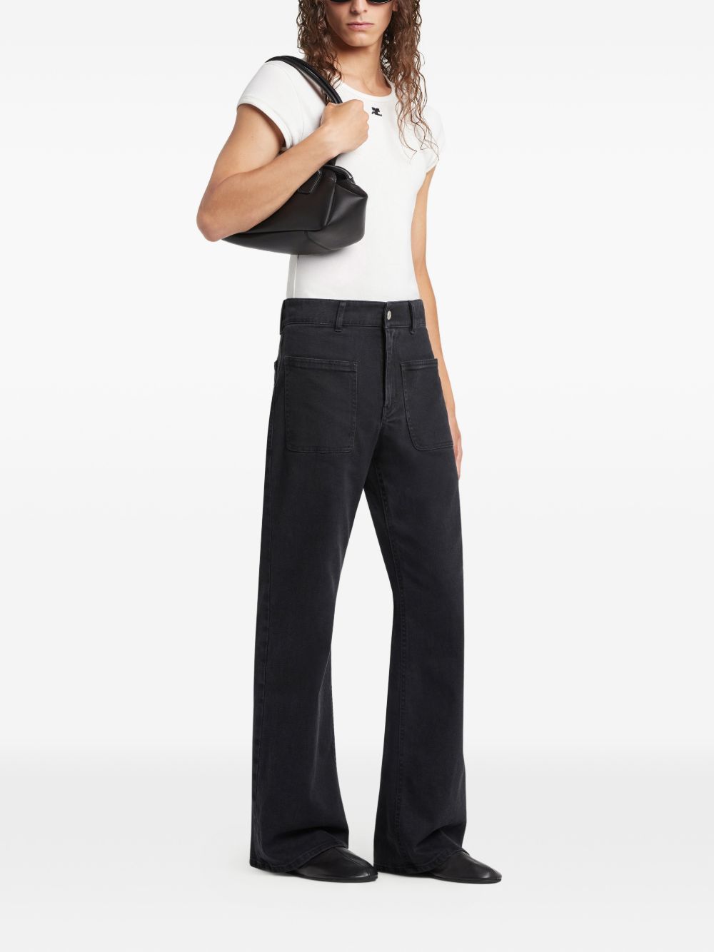 Courreges Bags.. Black 126GSA206CV00349999 (Courrèges / ハンドバッグ・ショルダーバッグ ) | Courrèges (クレージュ)(1)