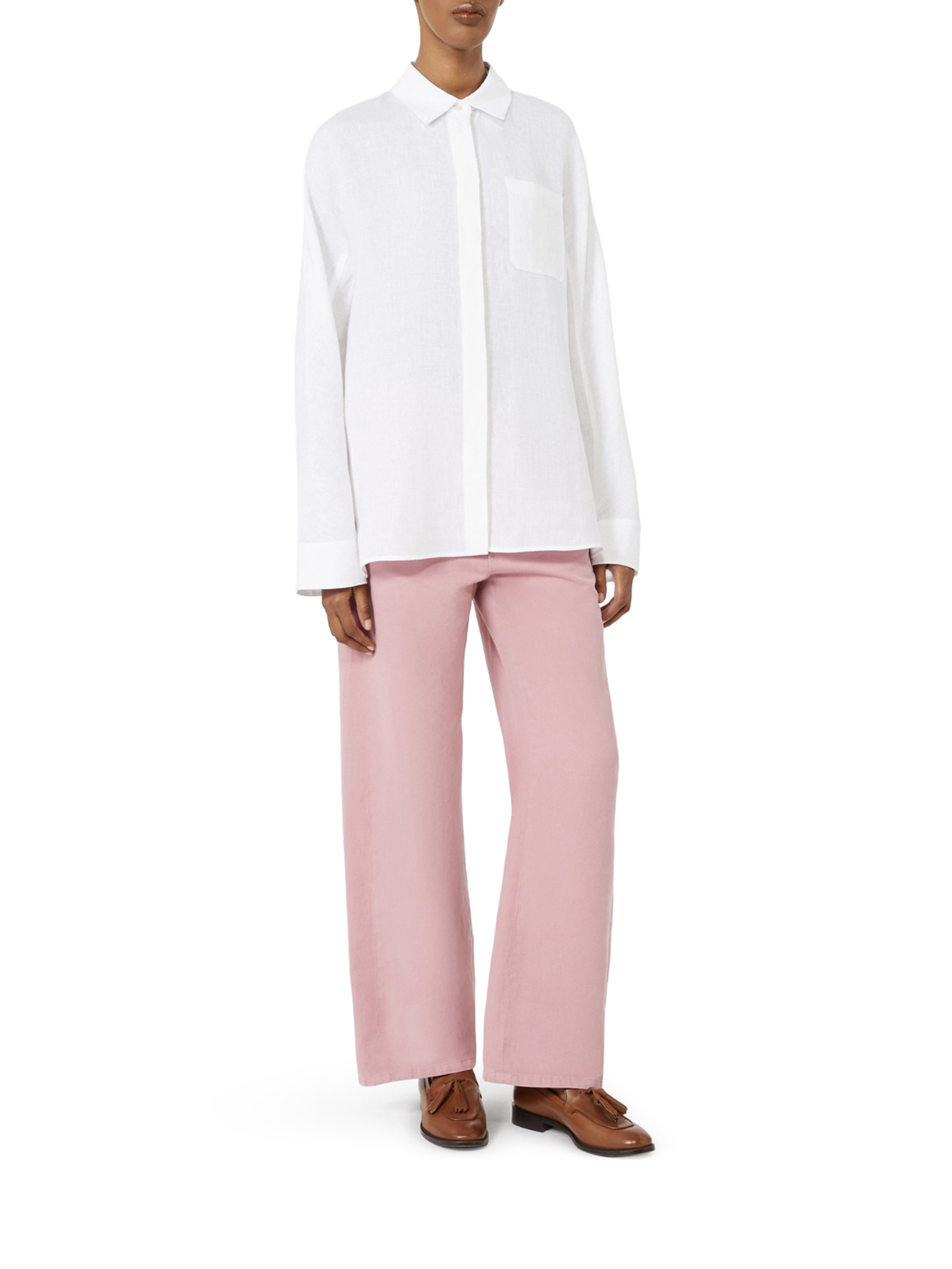 LINEN CANVAS SHIRT 2619191033600006 (S MAX MARA / シャツ・ブラウス ) | S MAX MARA (エス マックスマーラ)(1)