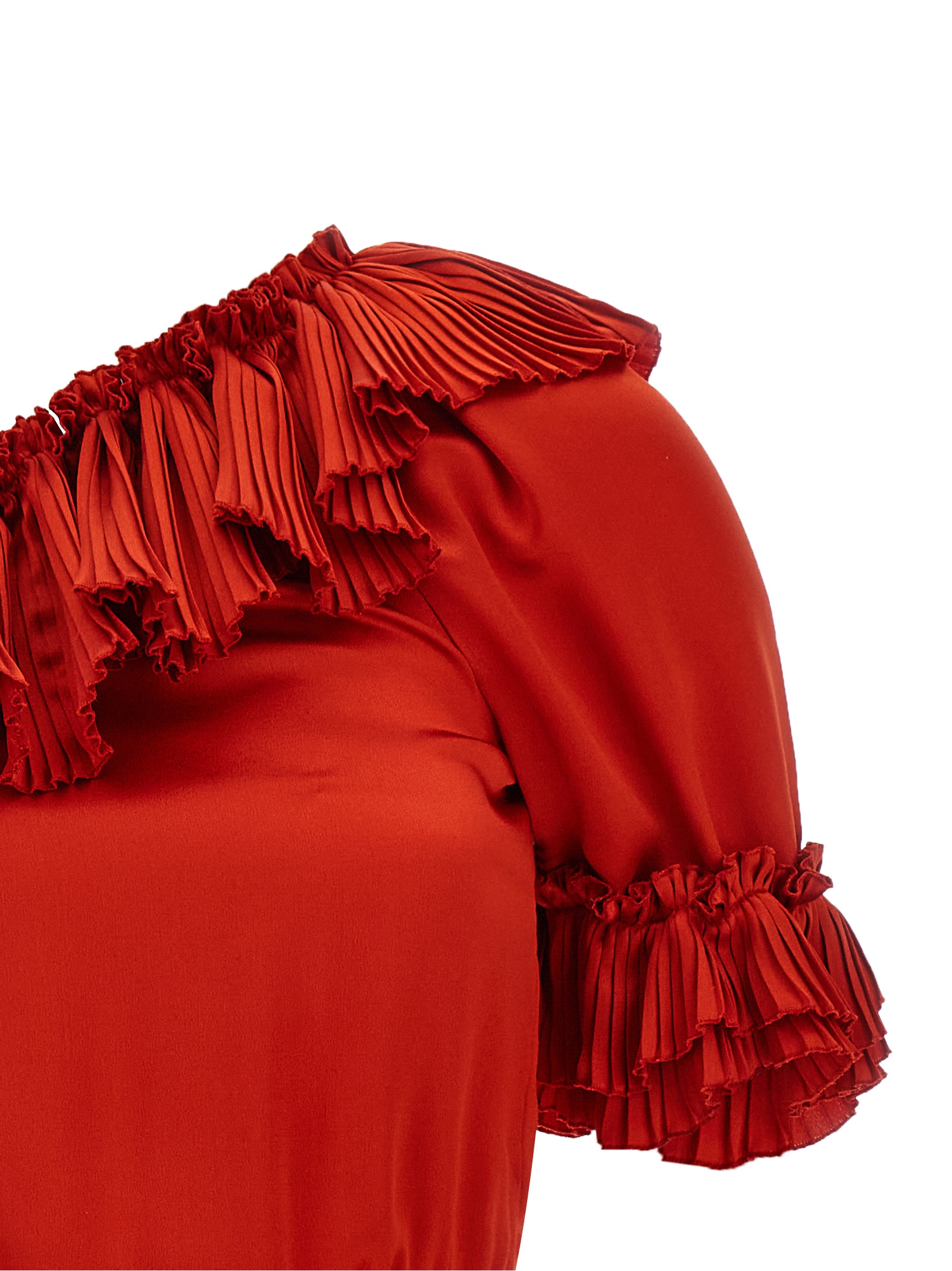 Silk dress 862002Y7G276850 (Saint Laurent / ワンピース・ドレス・オールインワン ) | Saint Laurent (サンローラン)(2)