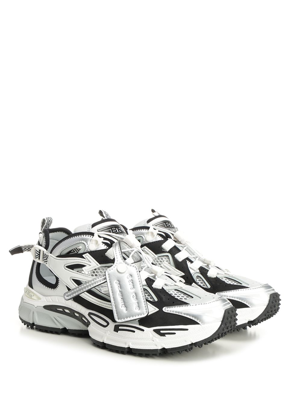 OW BE RIGHT BACK OPEN SILVER - BLACK OMIA29SS26FAB0017210 (Off-White / スニーカー ) | Off-White (オフホワイト)(1)