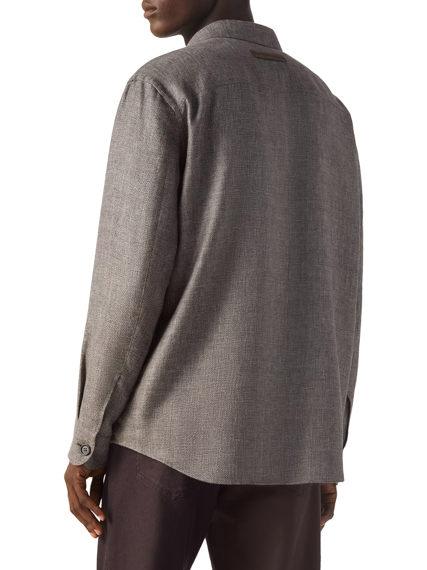 OVERSHIRT IN CASHMERE LINEN AND SILK UHV75A3SOT52M09G (ZEGNA / シャツ・ブラウス ) | ZEGNA (ゼニア)(3)