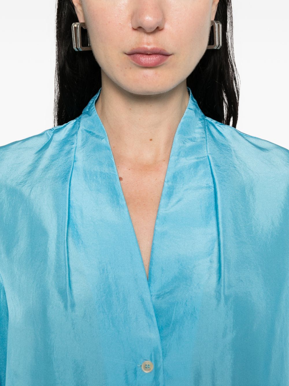 Forte Forte Shirts Blue 14859MYSHIRTMIDNIGHT (forte_forte / シャツ・ブラウス ) | forte_forte (フォルテ フォルテ)(2)