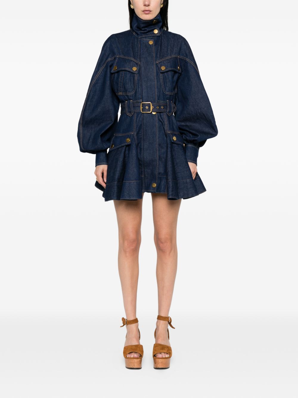 Zimmermann Dresses Blue 7723DS261HBBL (ZIMMERMANN / ワンピース・ドレス・オールインワン ) | ZIMMERMANN (ジマーマン)(3)