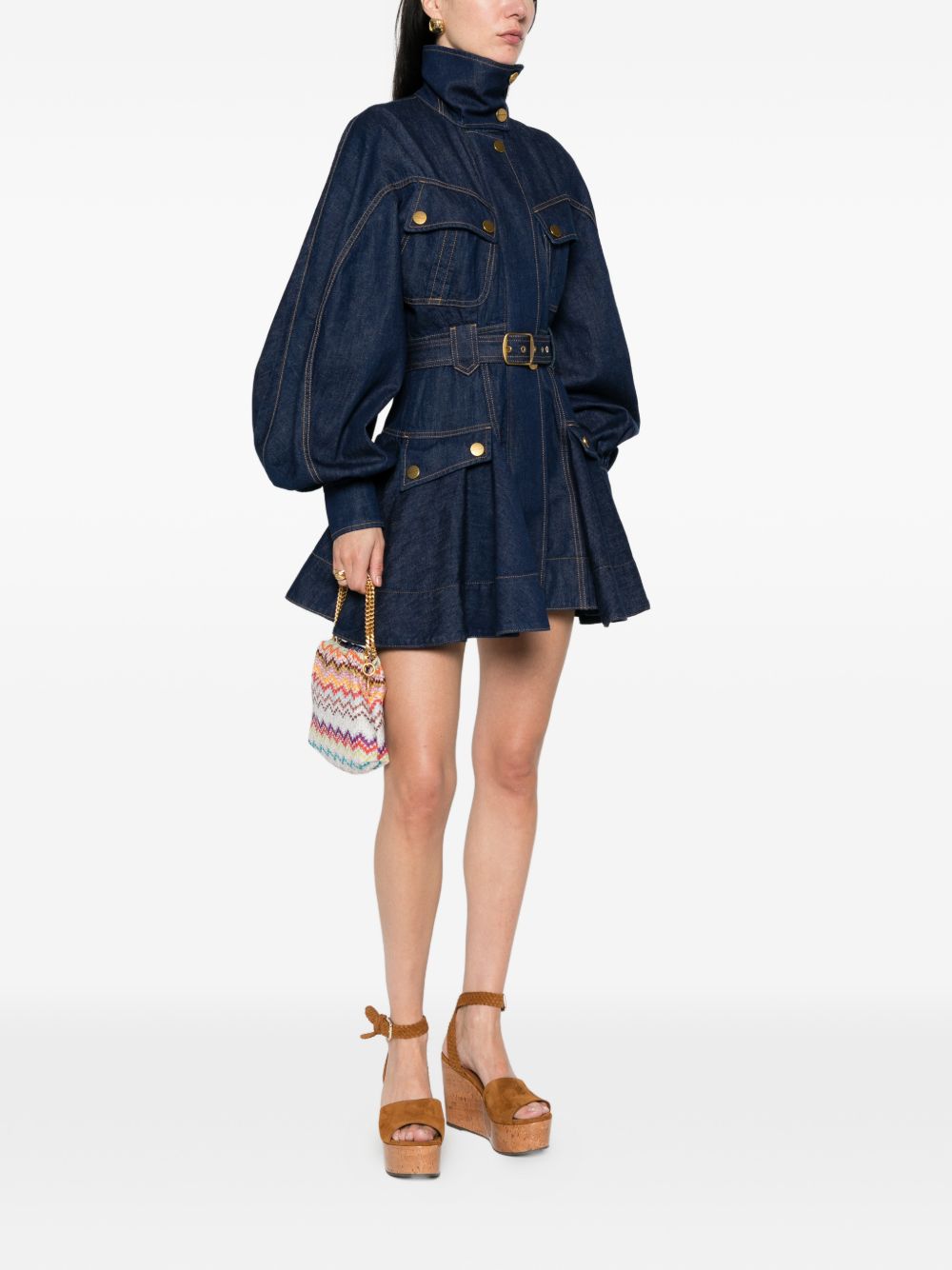 Zimmermann Dresses Blue 7723DS261HBBL (ZIMMERMANN / ワンピース・ドレス・オールインワン ) | ZIMMERMANN (ジマーマン)(4)