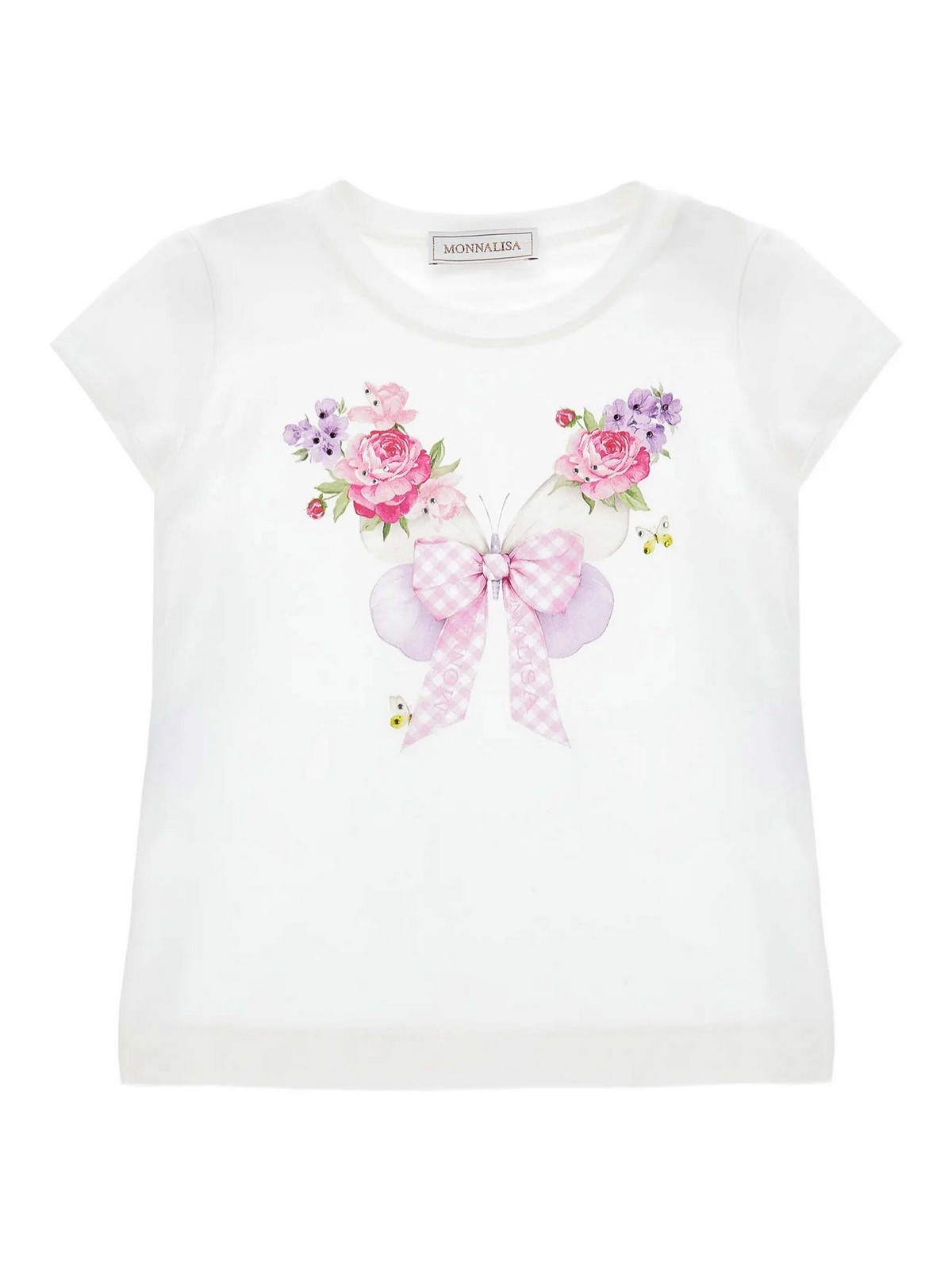 Regular Tee Butterfly 11G60372010099 (MONNALISA / Tシャツ・カットソー ) | MONNALISA (モナリザ)