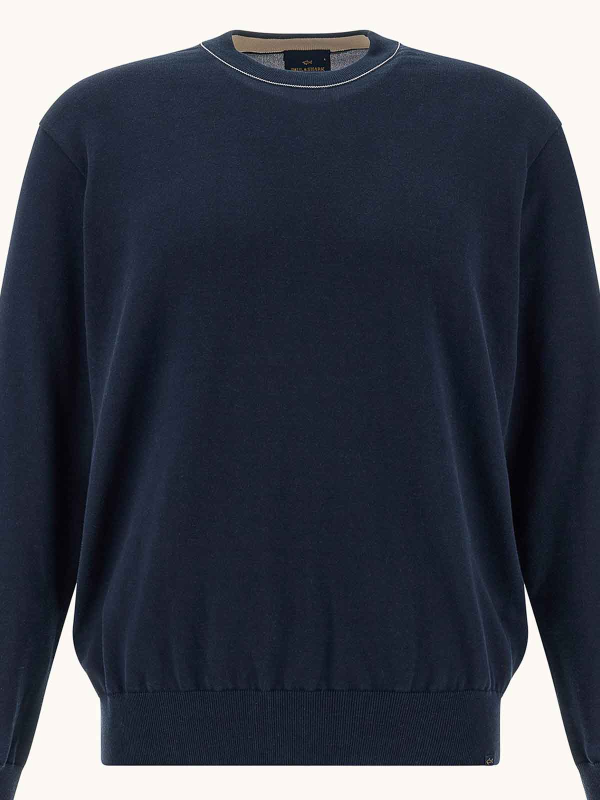 Cotton crew neck 26411515013 (PAUL & SHARK / スウェット・フーディー ) | PAUL & SHARK (ポールアンドシャーク)(1)