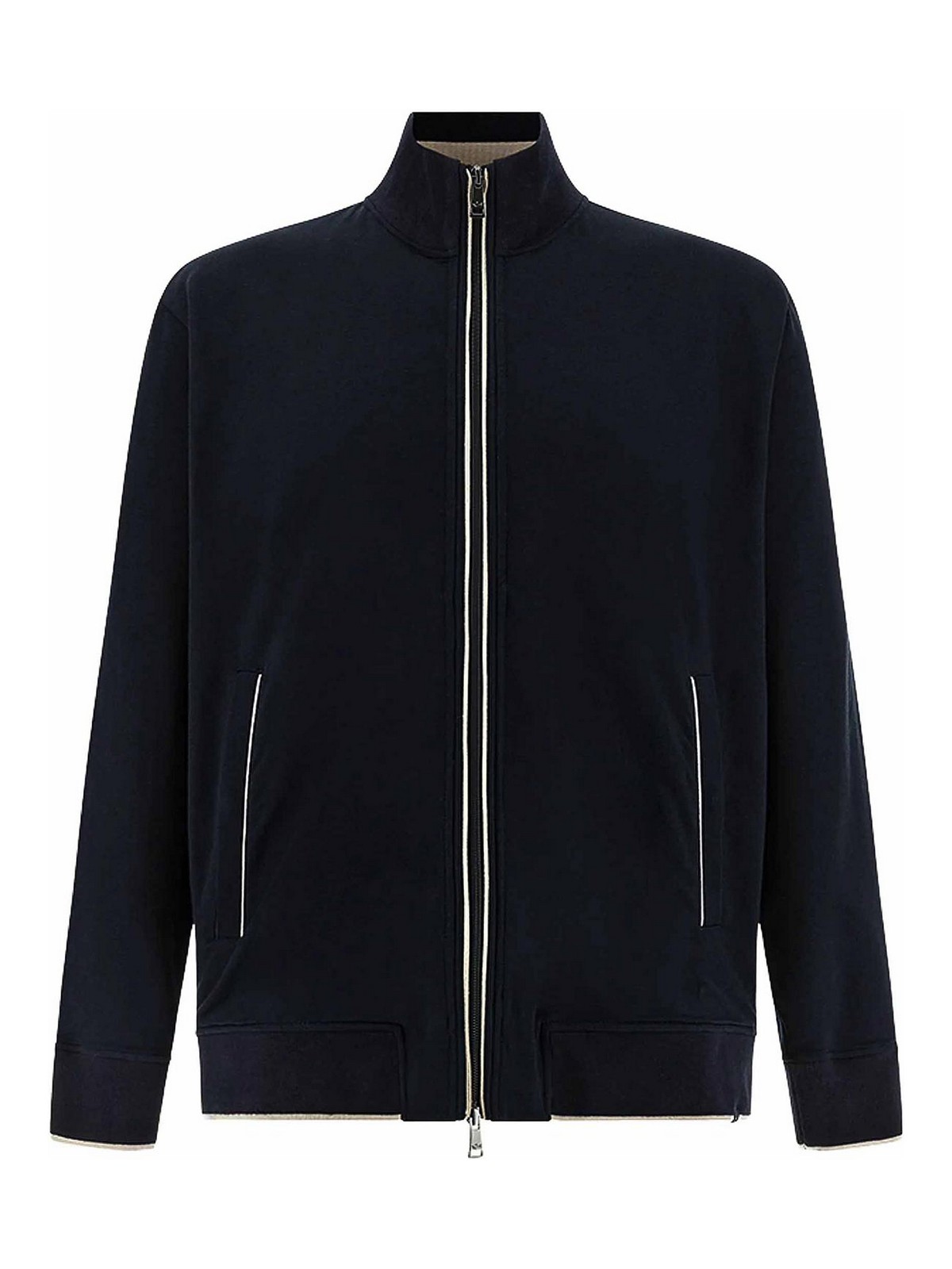 Felpa Zip Cotone Lyocell 26411809050 (PAUL & SHARK / スウェット・フーディー ) | PAUL & SHARK (ポールアンドシャーク)