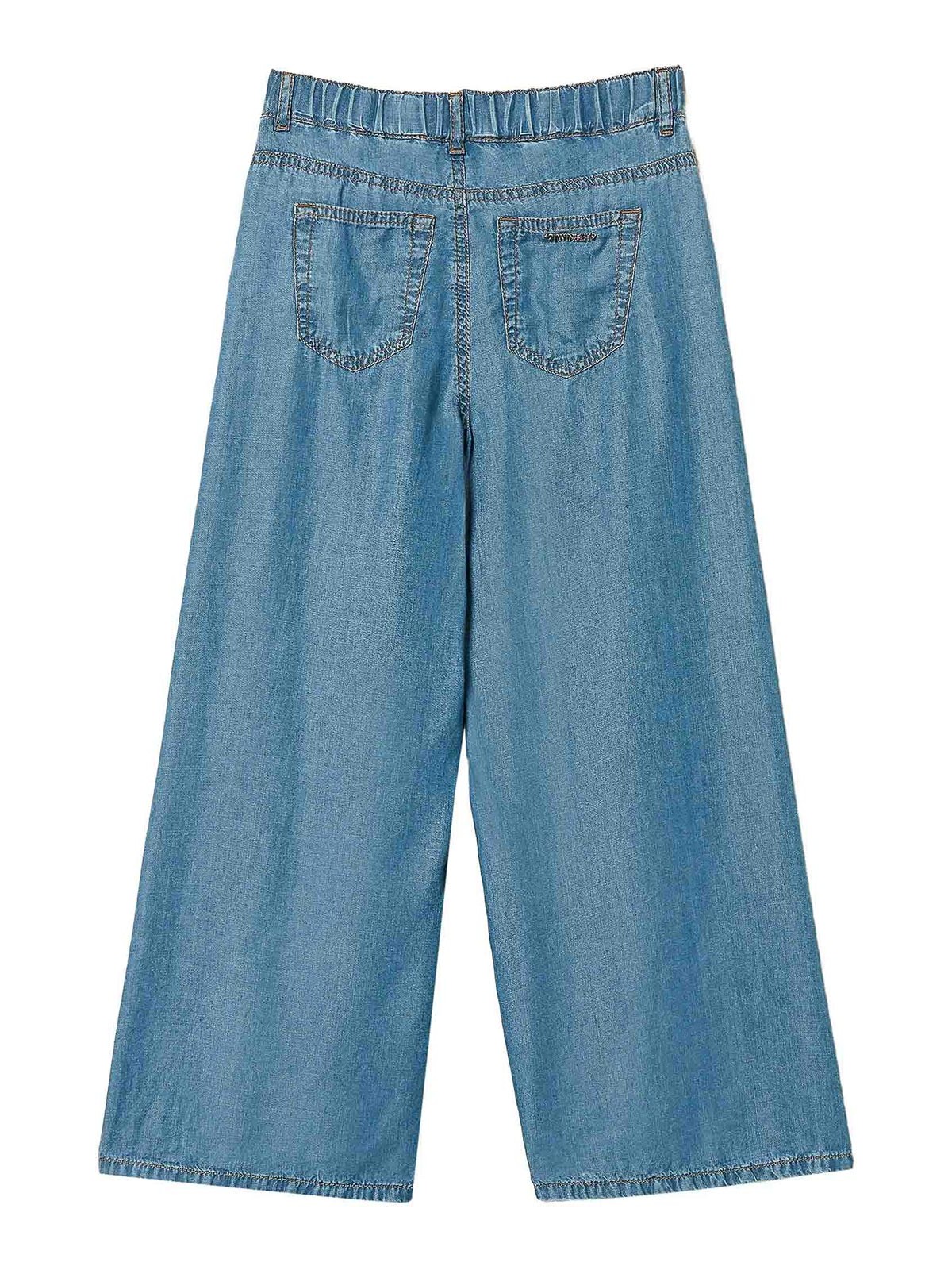 Pantalone Cropped In Chambray 261GJ207013235 (TWINSET / ジーンズ ) | TWINSET (ツインセット)(1)