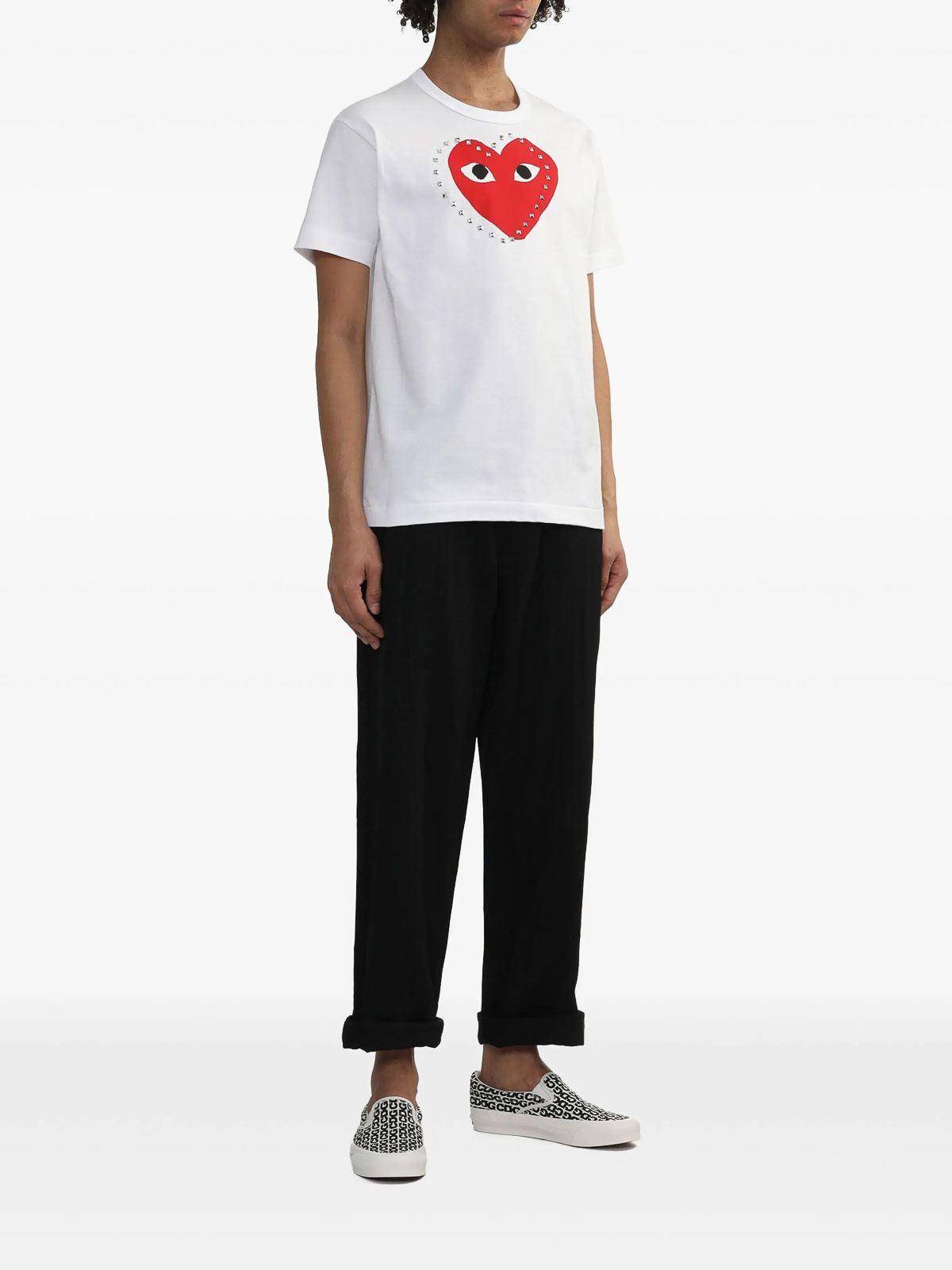 Heart-Print T-Shirt AXT803051 (Comme Des Garçons / Tシャツ・カットソー ) | Comme Des Garçons (コムデギャルソン)(1)