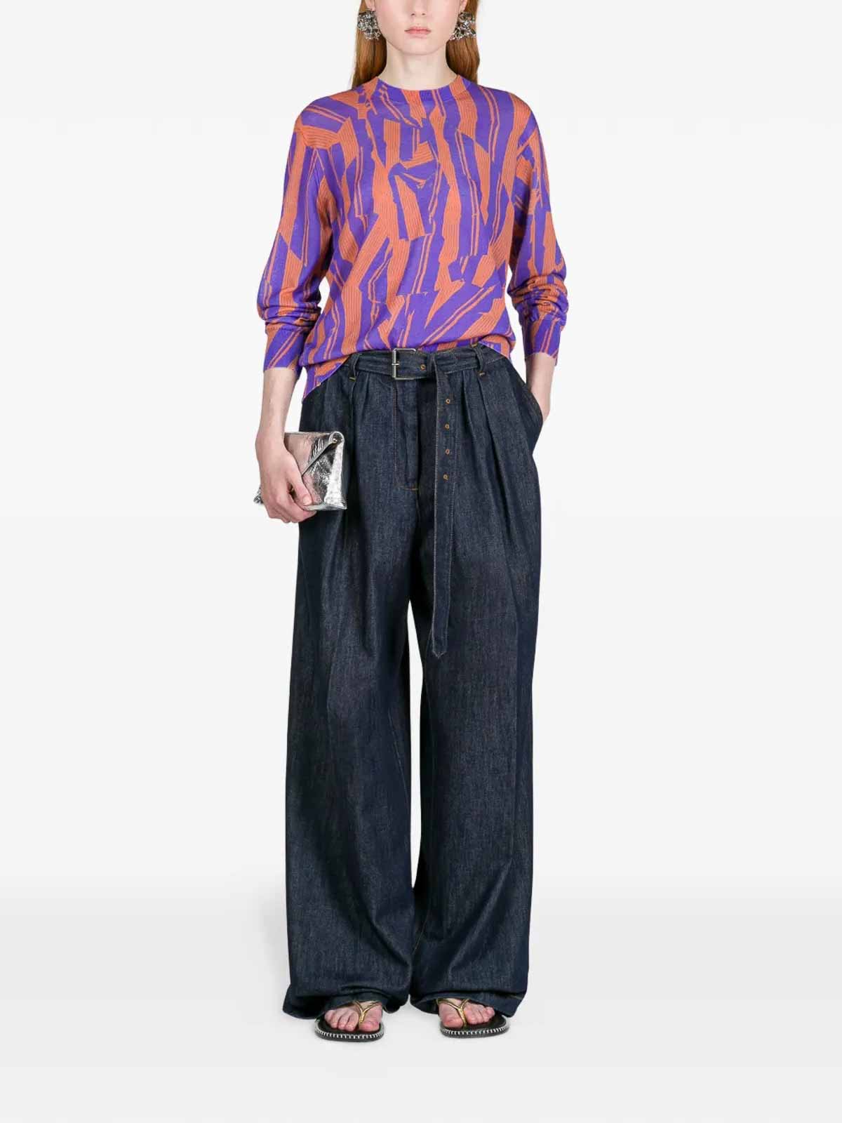 Belted Denim Pants 1309373385507 (Dries Van Noten / ジーンズ ) | Dries Van Noten (ドリスヴァンノッテン)(1)