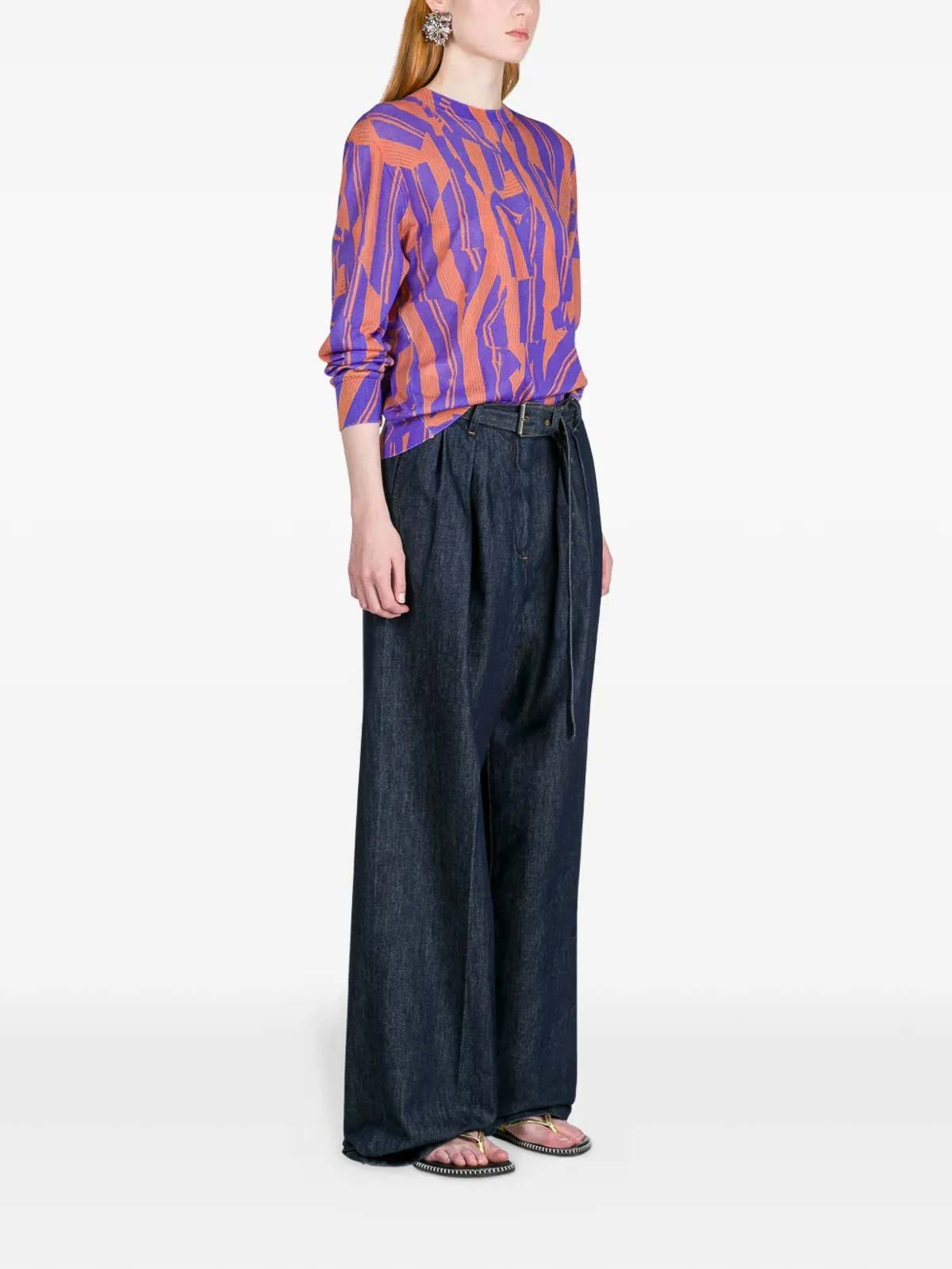 Belted Denim Pants 1309373385507 (Dries Van Noten / ジーンズ ) | Dries Van Noten (ドリスヴァンノッテン)(2)