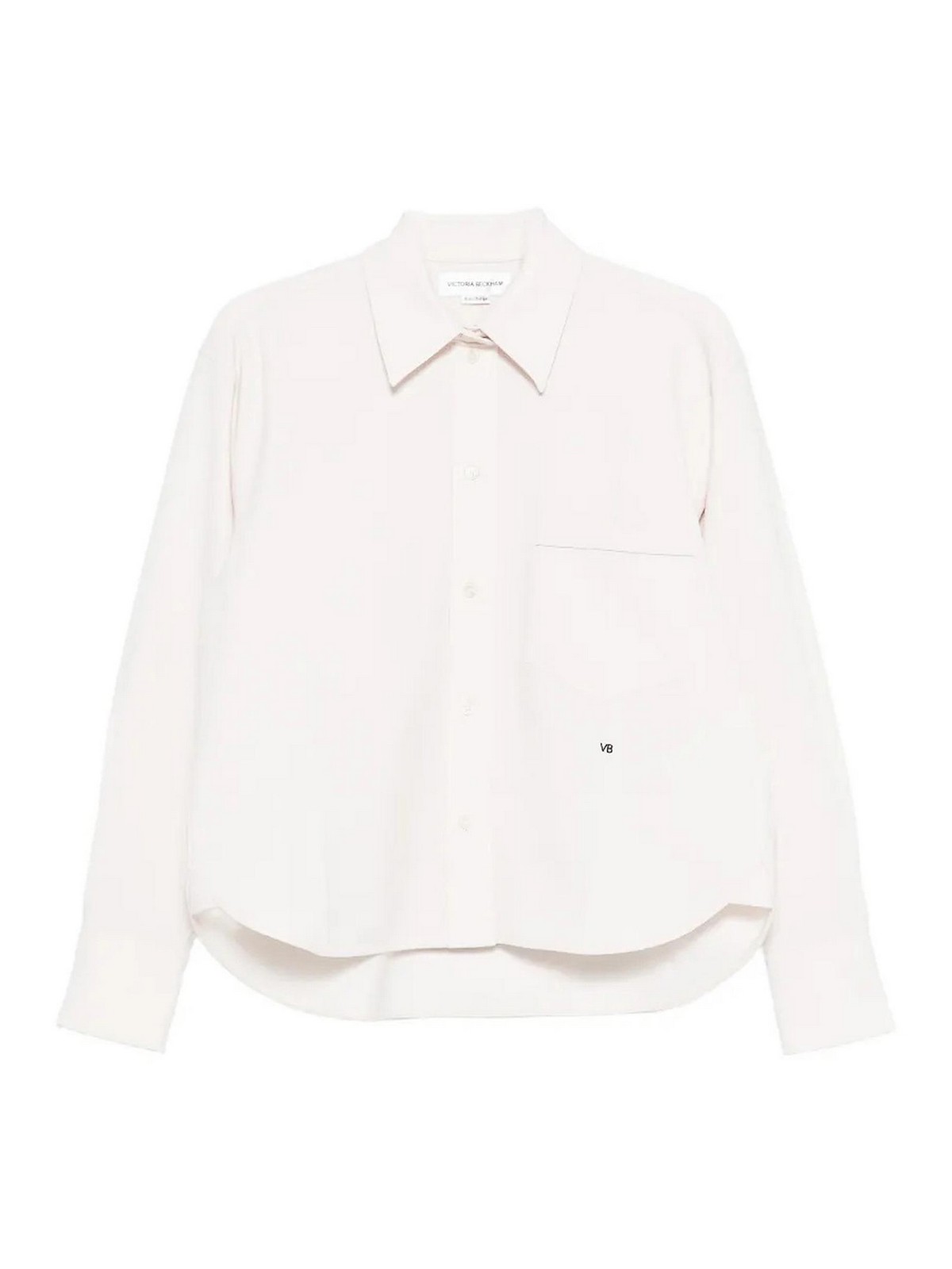 Cropped Long Sleeve Shirt 1124WSH005238J3086 (VICTORIA BECKHAM / シャツ・ブラウス ) | VICTORIA BECKHAM (ヴィクトリア ベッカム)