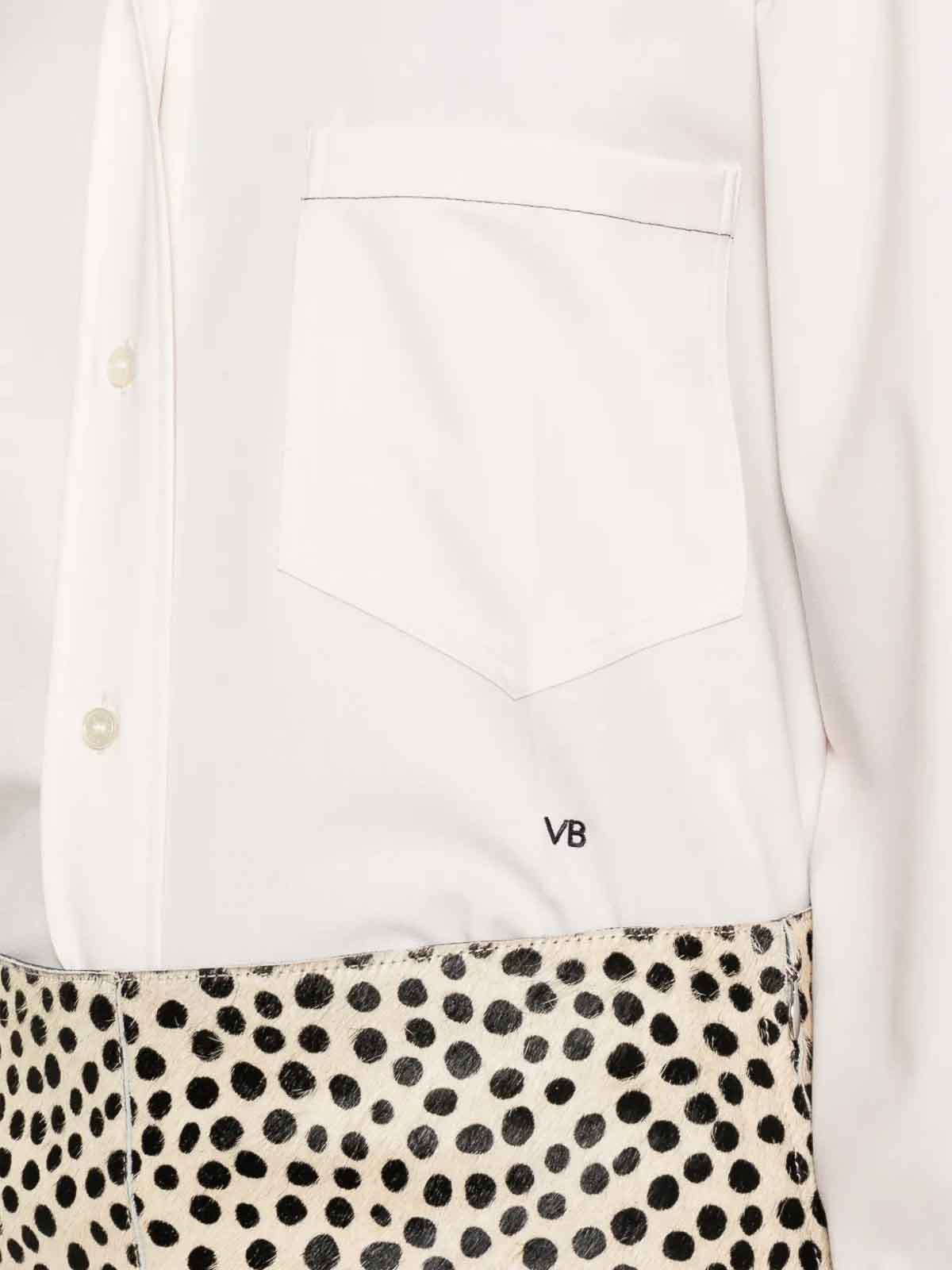 Cropped Long Sleeve Shirt 1124WSH005238J3086 (VICTORIA BECKHAM / シャツ・ブラウス ) | VICTORIA BECKHAM (ヴィクトリア ベッカム)(4)