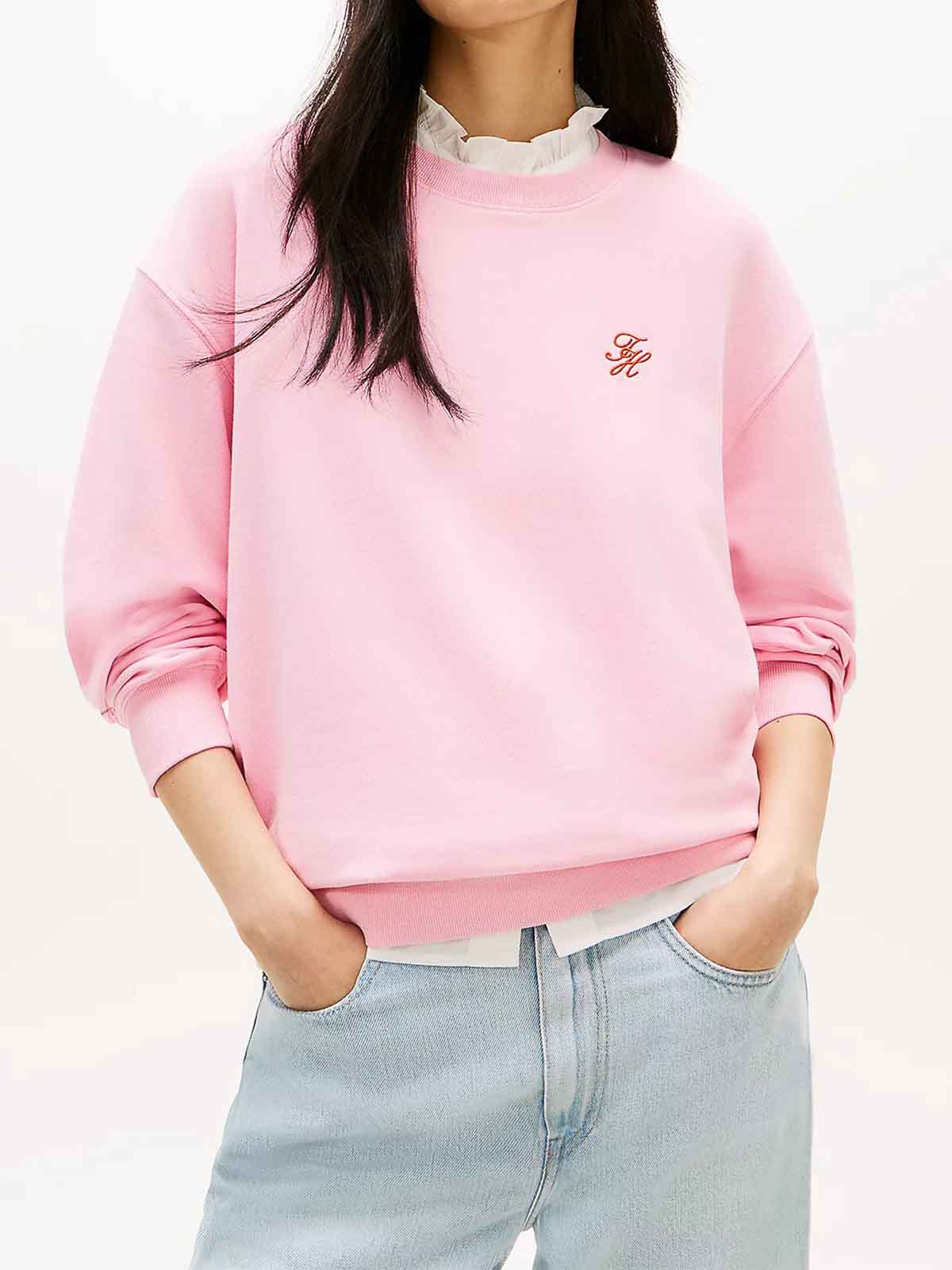 Script Reg Sweatshirt WW0WW48724TOL (TOMMY HILFIGER / スウェット・フーディー ) | TOMMY HILFIGER (トミーフィルフィガー)(1)