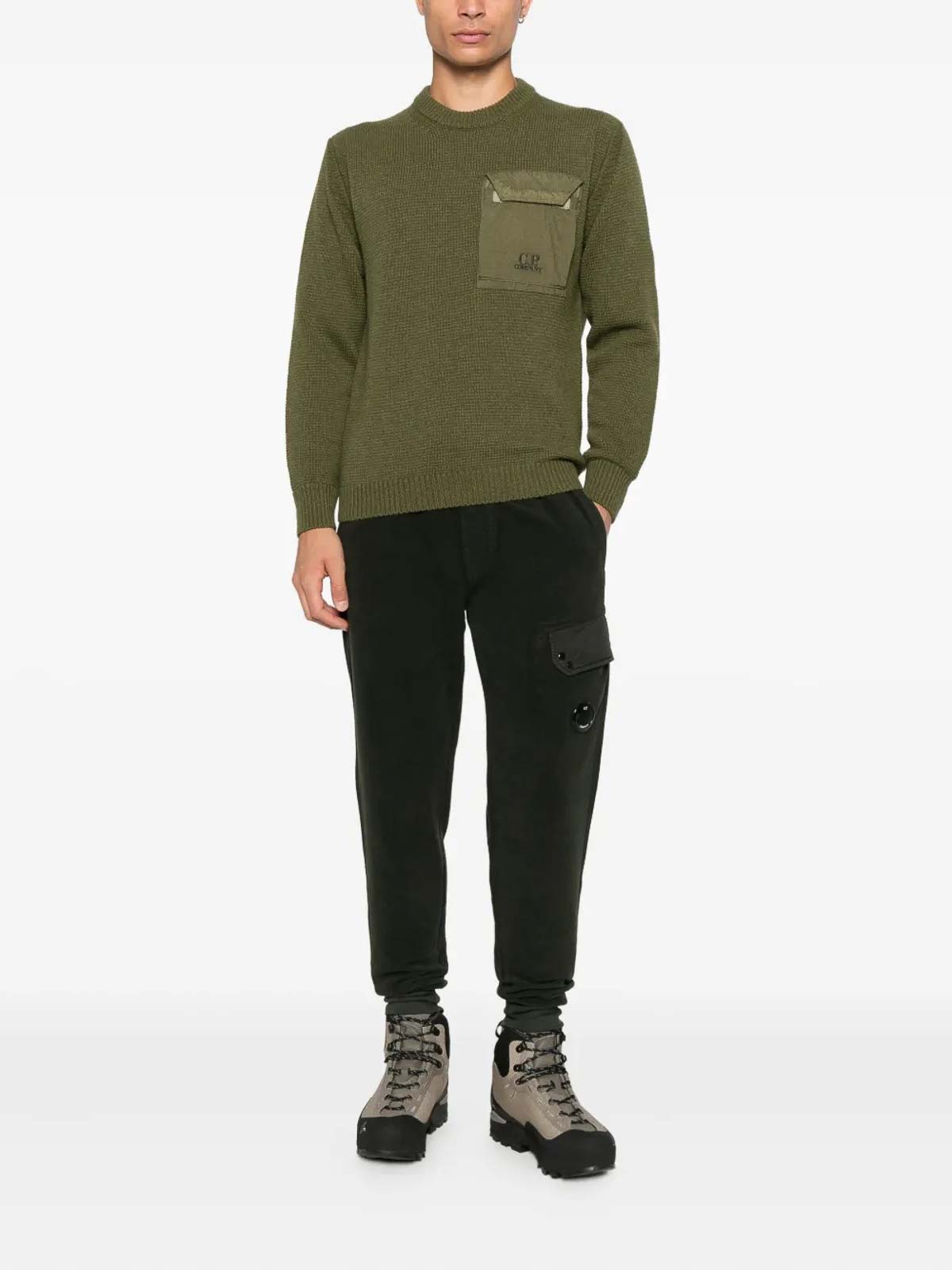 Wool Crew Neck 19CMKN244A110149M652 (C.P. Company / ニット・セーター・カーディガン ) | C.P. Company (シーピーカンパニー)(1)