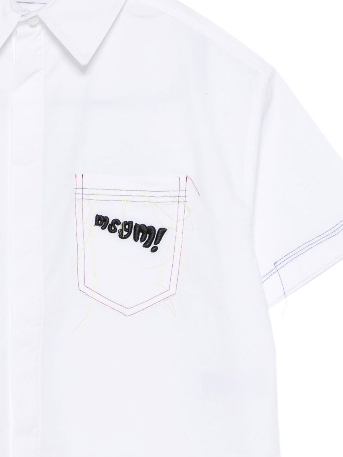 Shirt With Logo S6MSJUSI141001 (MSGM / シャツ・ブラウス ) | MSGM (エムエスジーエム)(2)