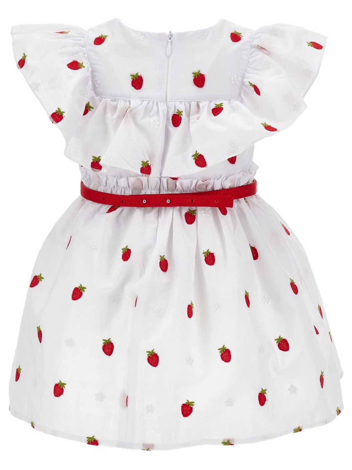 Strawberry Print Dress 31G91479449944 (MONNALISA / ワンピース・ドレス・オールインワン ) | MONNALISA (モナリザ)(1)