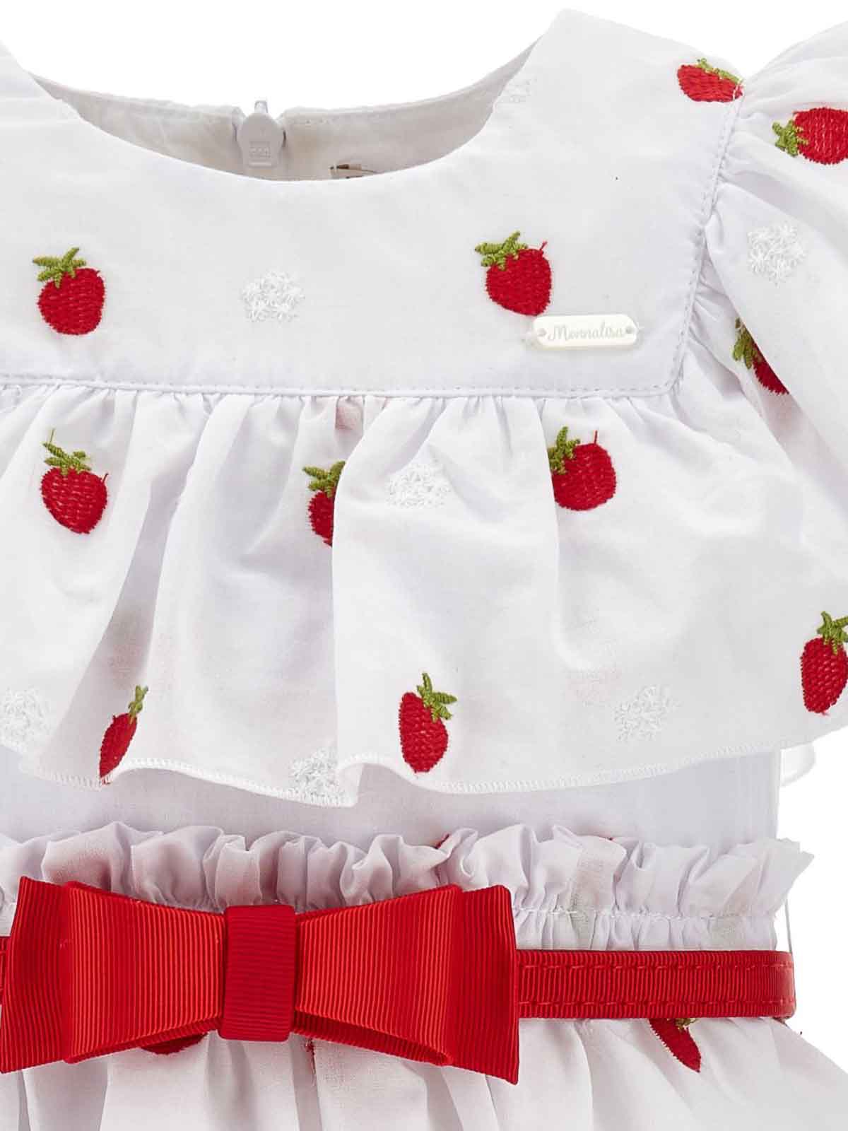 Strawberry Print Dress 31G91479449944 (MONNALISA / ワンピース・ドレス・オールインワン ) | MONNALISA (モナリザ)(3)