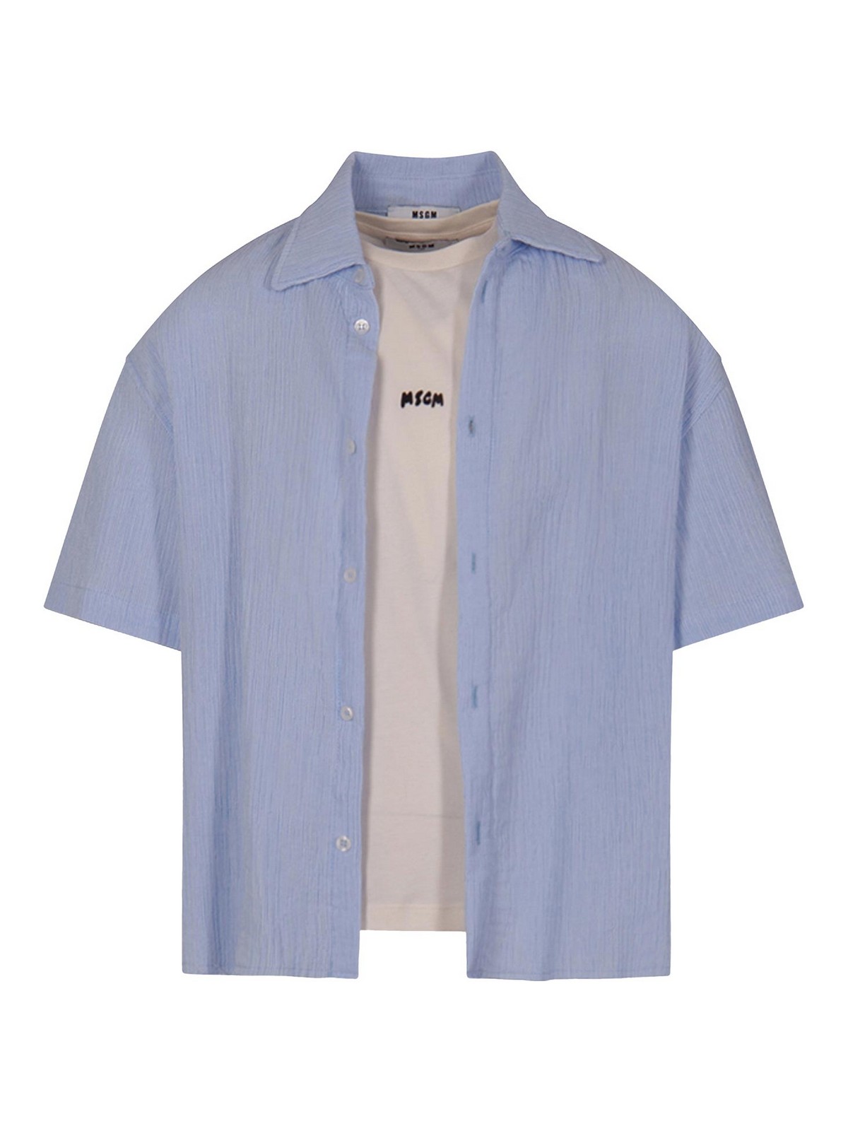 Shirt With T-Shirt S6MSJBCS198050 (MSGM / シャツ・ブラウス ) | MSGM (エムエスジーエム)