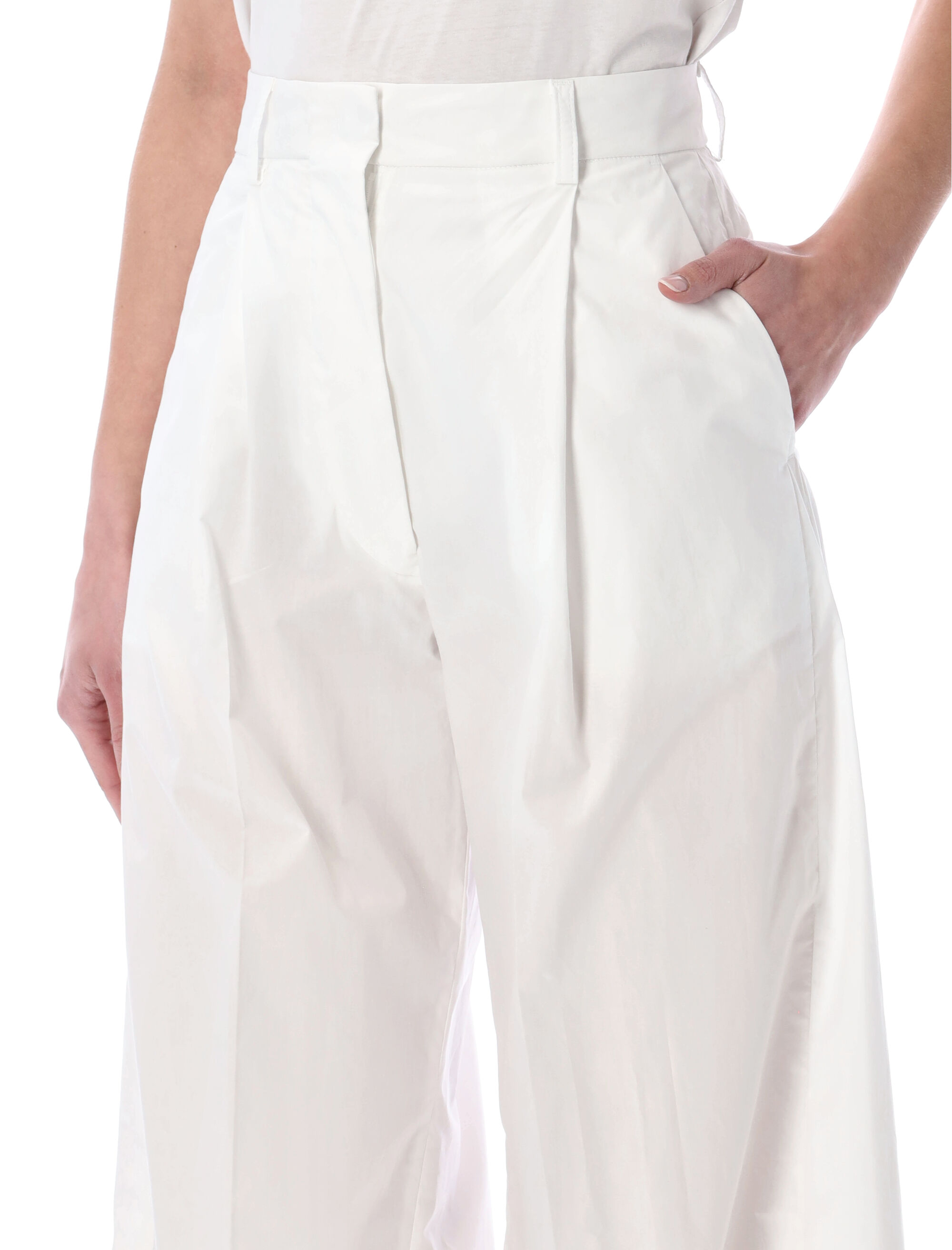 THE LATEST Trousers White 3111T0160T0001 (TheLatest / パンツ ) | TheLatest (ザレイテスト)(2)