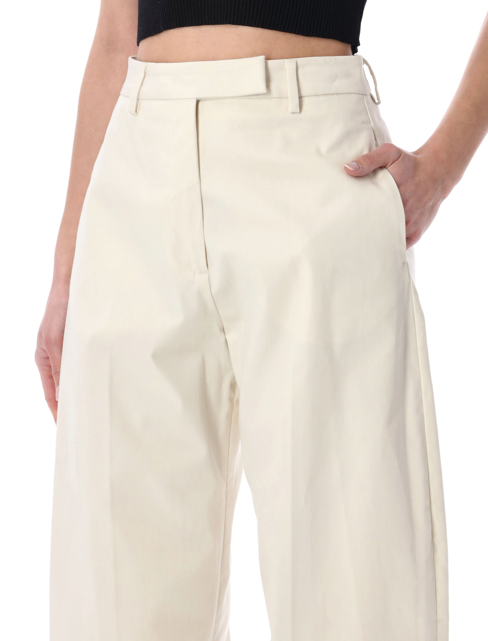 THE LATEST Trousers White 3122T0176T0343 (TheLatest / パンツ ) | TheLatest (ザレイテスト)(2)
