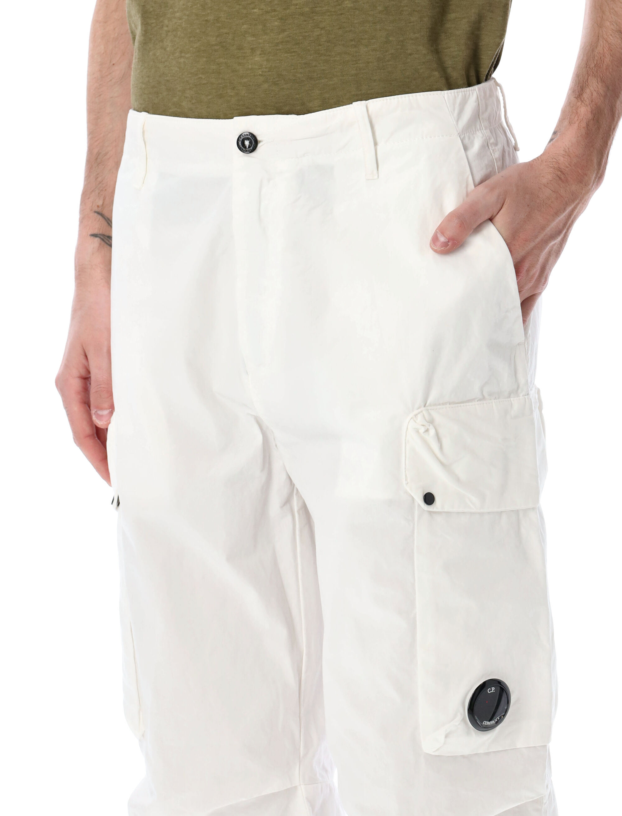 C.P. COMPANY Trousers White 20CMPA128A110325G103 (C.P. Company / パンツ ) | C.P. Company (シーピーカンパニー)(2)