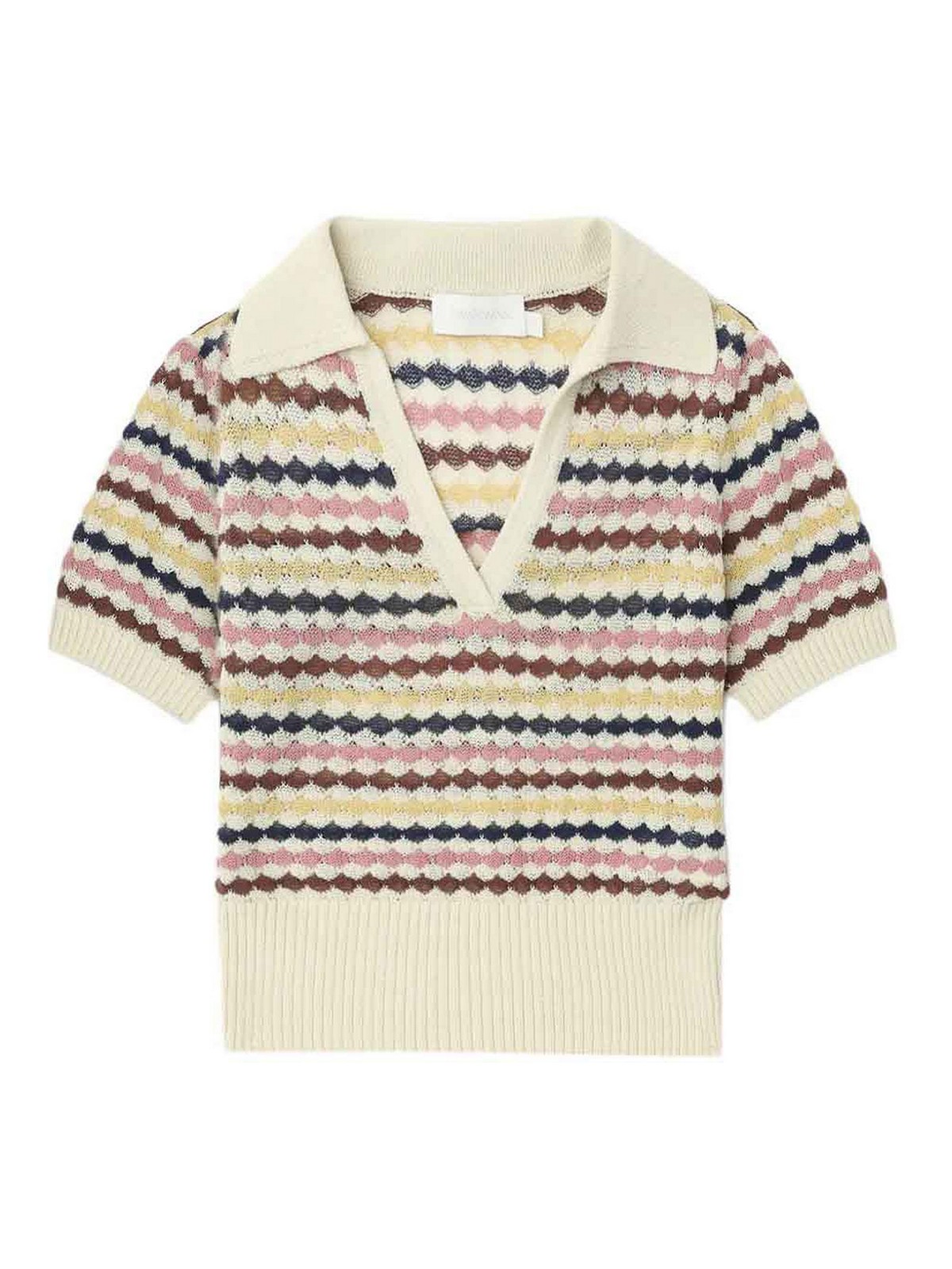 Awaken Scallop Knit Polo 1876TRS261MUST (ZIMMERMANN / ニット・セーター・カーディガン ) | ZIMMERMANN (ジマーマン)(1)