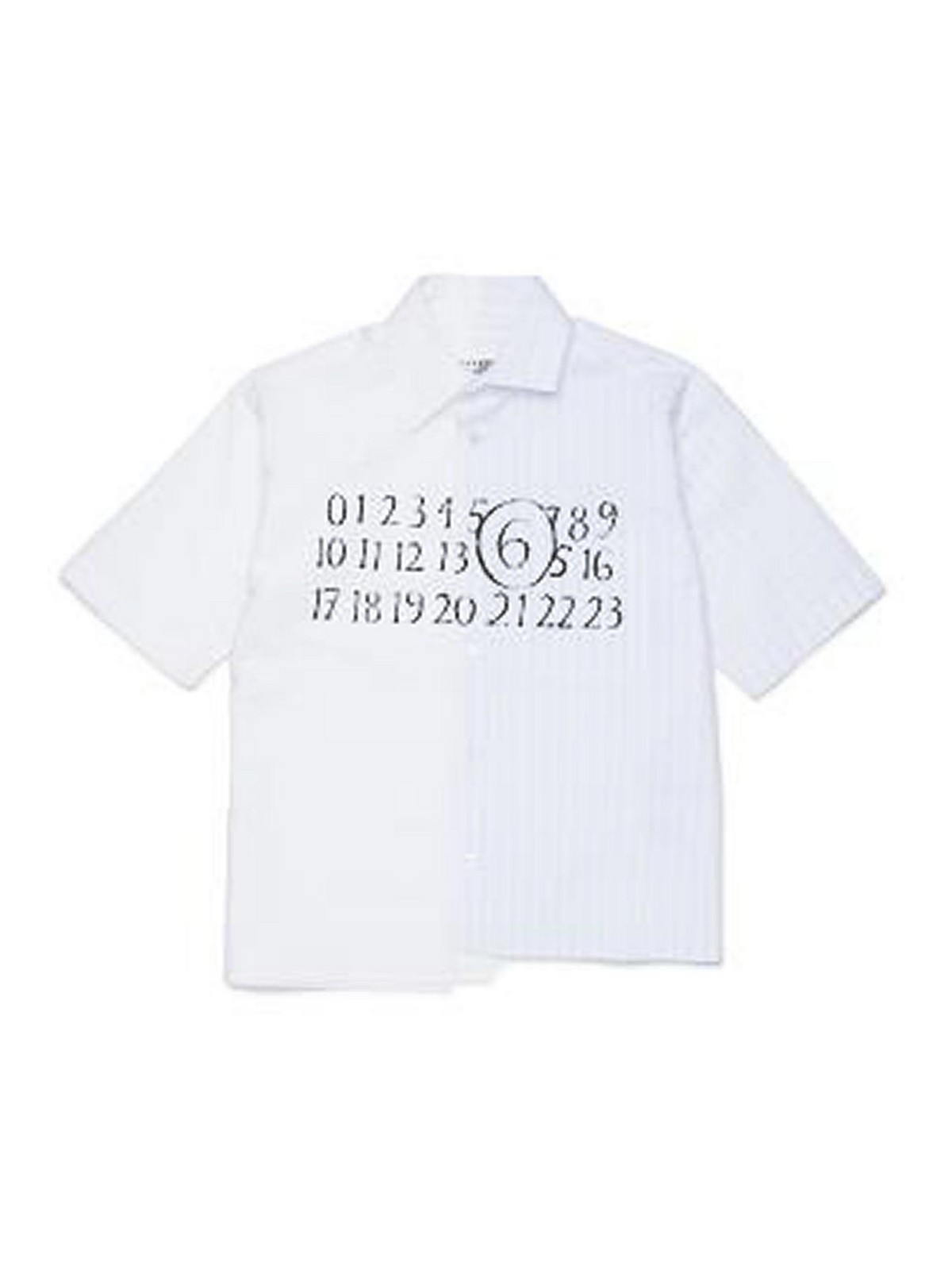 Shirt With Logo M60947MM07HM6C44 (MM6 Maison Margiela / シャツ・ブラウス ) | MM6 Maison Margiela (エムエムシックス)